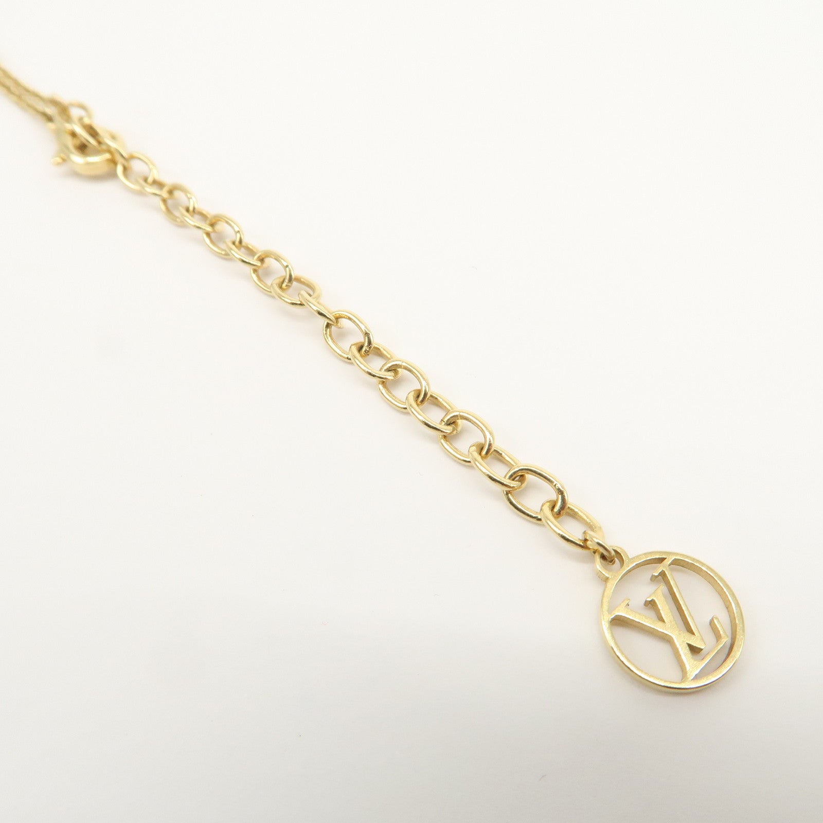 Louis Vuitton Collier Louis In The Sky Dog Necklace Gold M66931