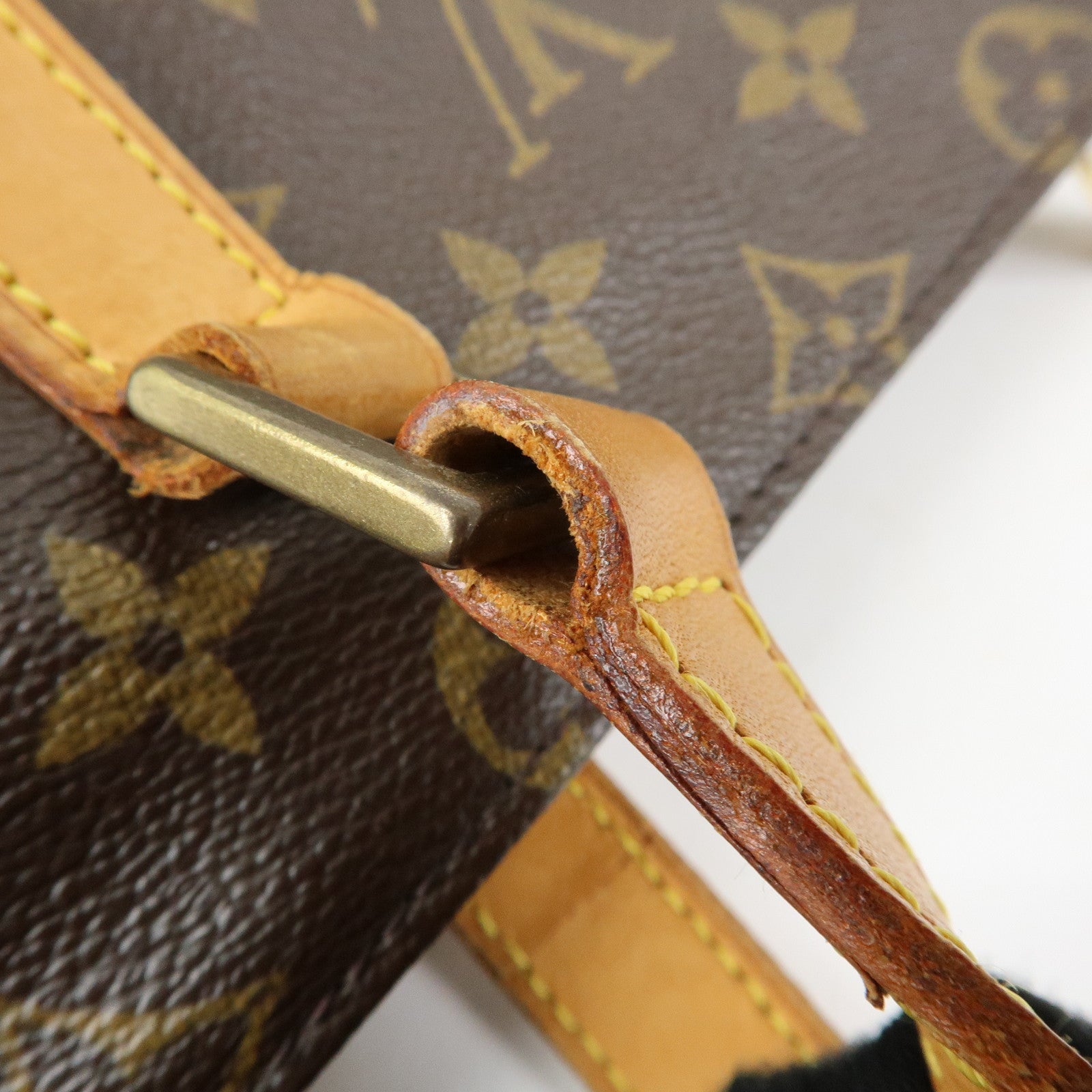 Louis Vuitton Monogram Cabas Mezzo Tote Bag Shoulder Bag M51151