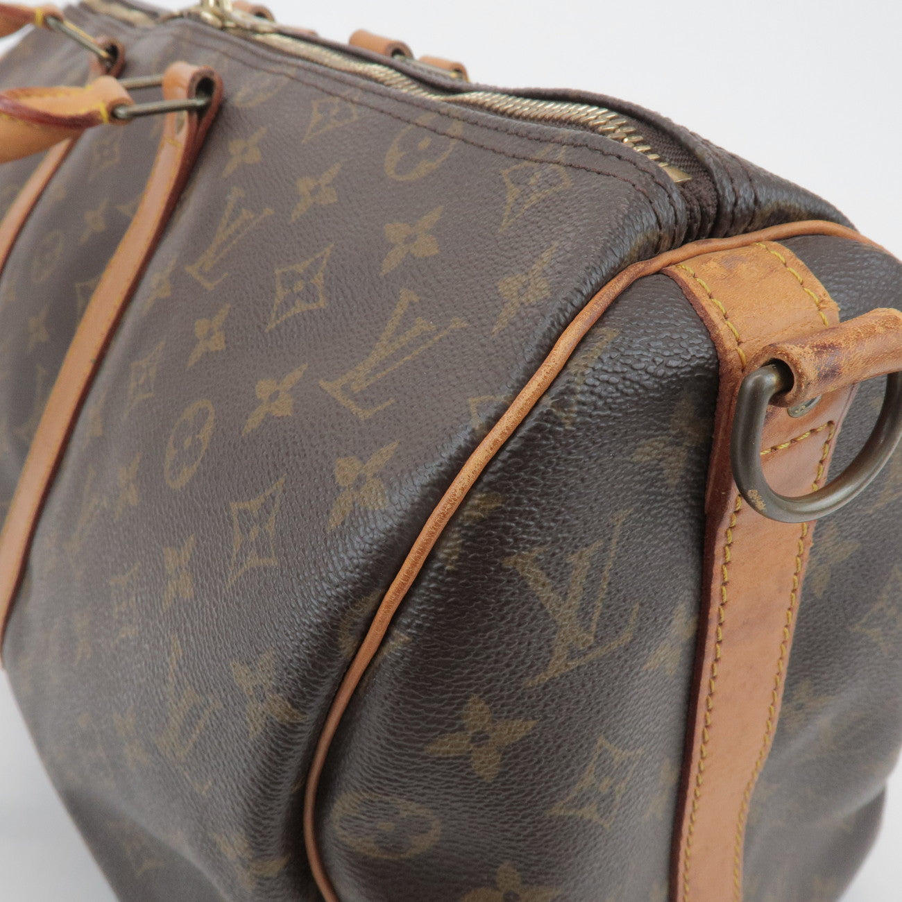 Louis Vuitton Monogram Keep All Bandouliere 45 Boston Bag M41418
