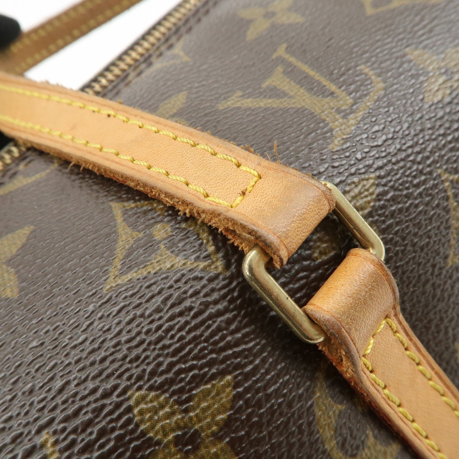 Louis Vuitton Monogram Papillon 26 Hand Bag Brown M51386