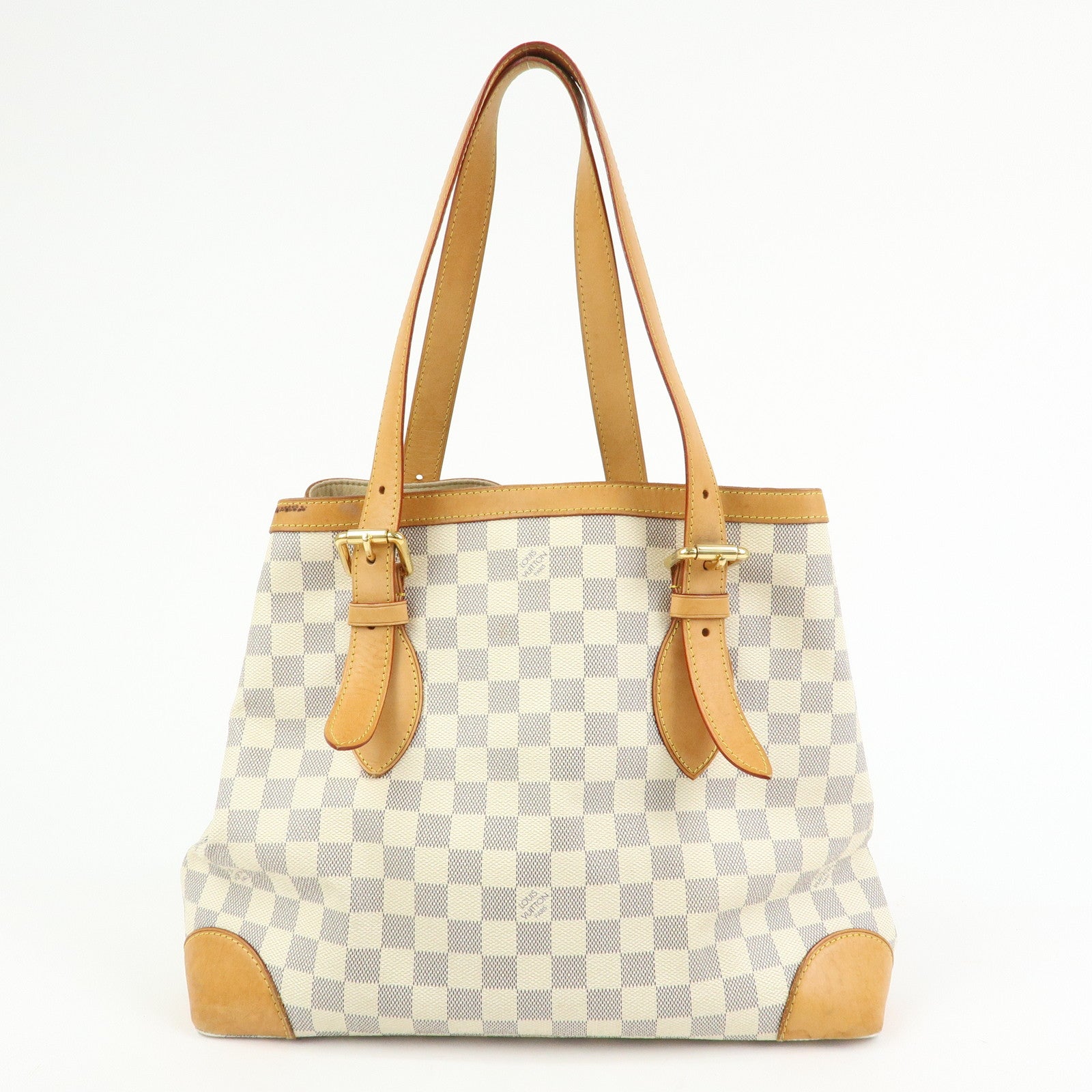 Louis Vuitton Damier Azur Hampstead MM Tote Bag Shoulder Bag N51206