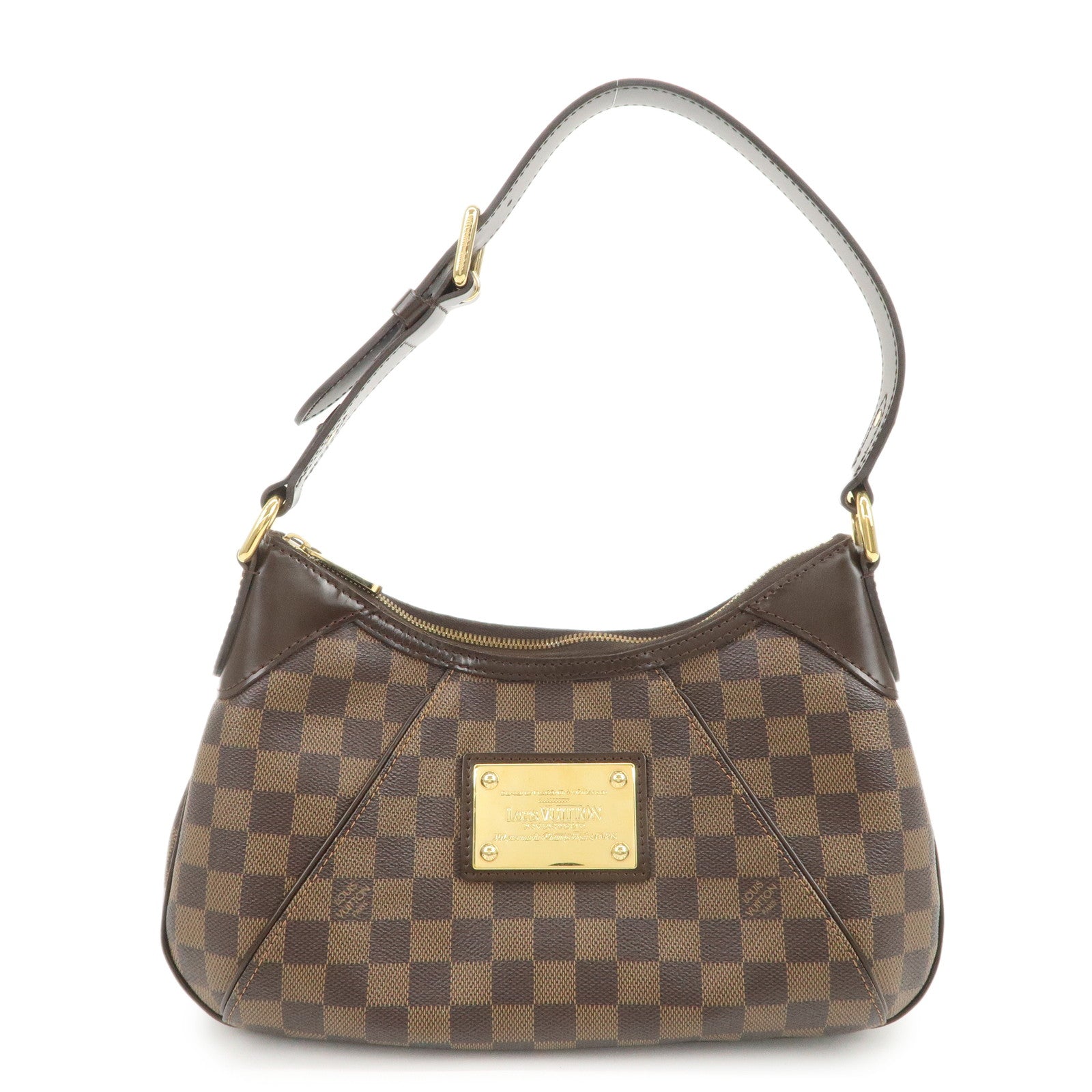Louis Vuitton Damier Ebene Thames PM Shoulder Bag Hand Bag N48180