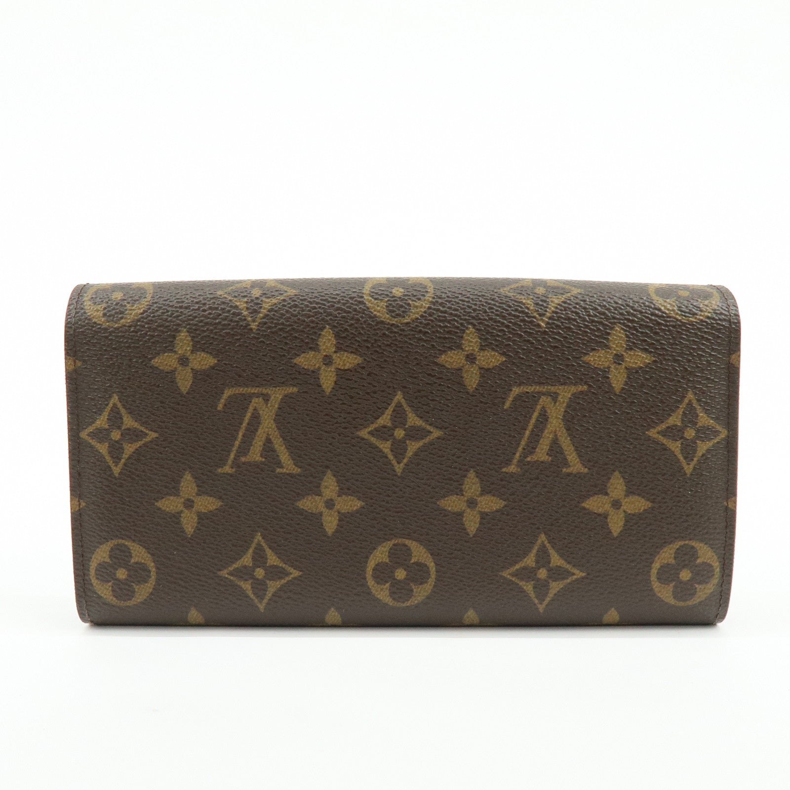 Louis Vuitton Monogram Portefeuille Sarah Long Wallet Brown M61734