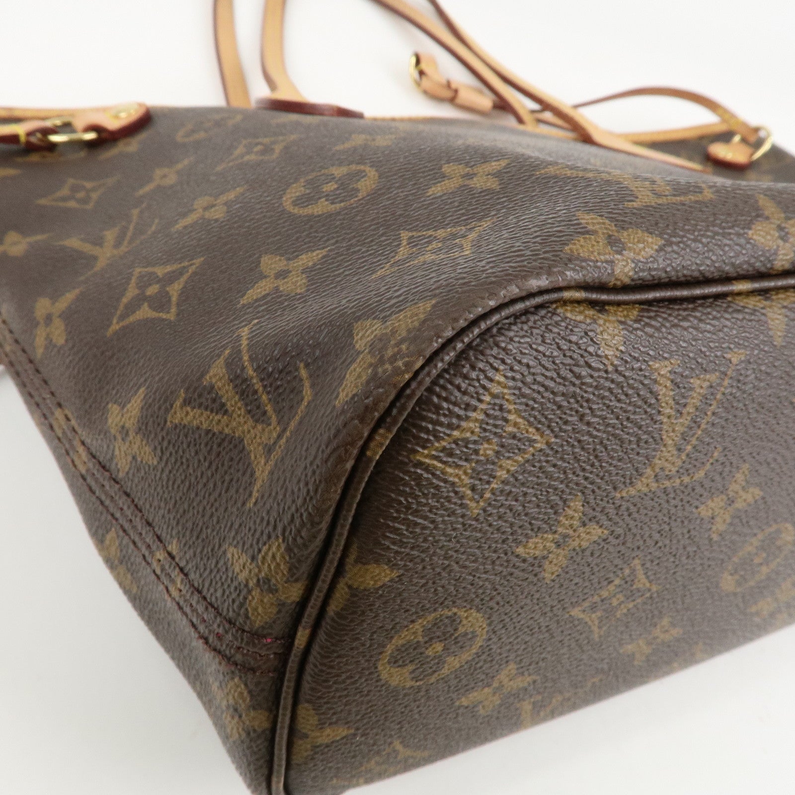Louis Vuitton Monogram Neverfull PM Tote Bag Brown M41245 Used