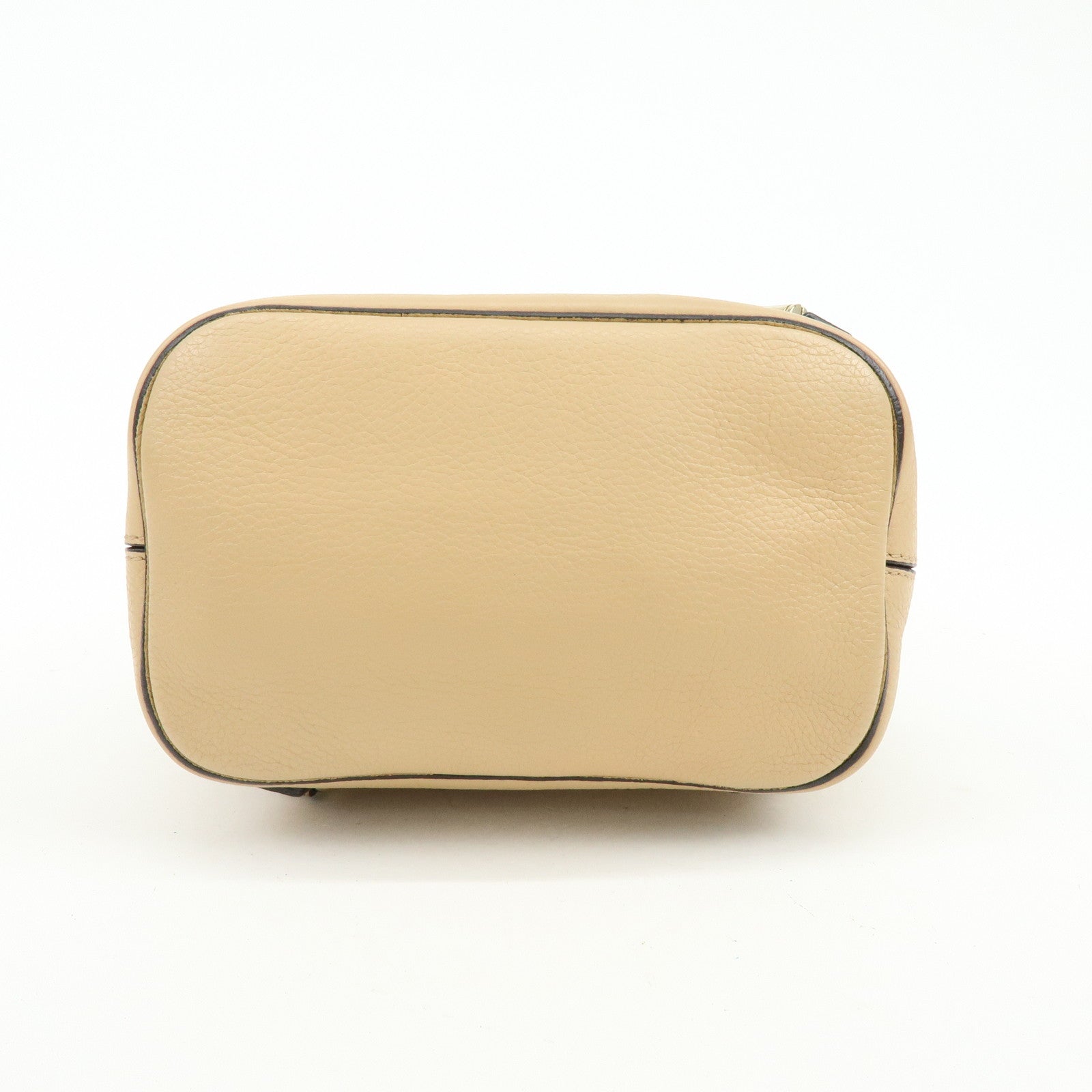 Chloe Faye Suede Leather 2Way Bag Backpack Hand Bag Beige