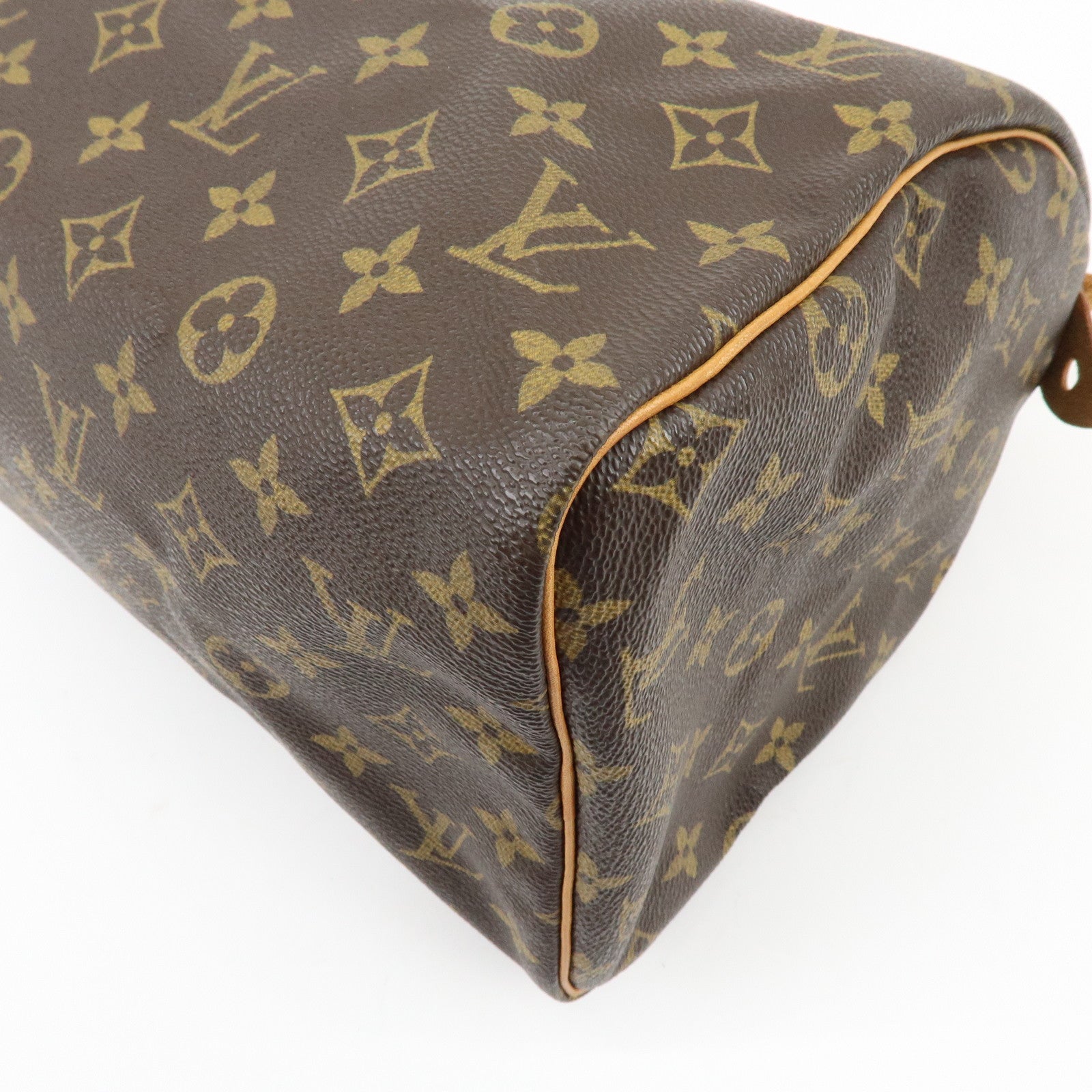 Louis Vuitton Monogram Speedy 30 Boston Bag Hand Bag Brown M41526