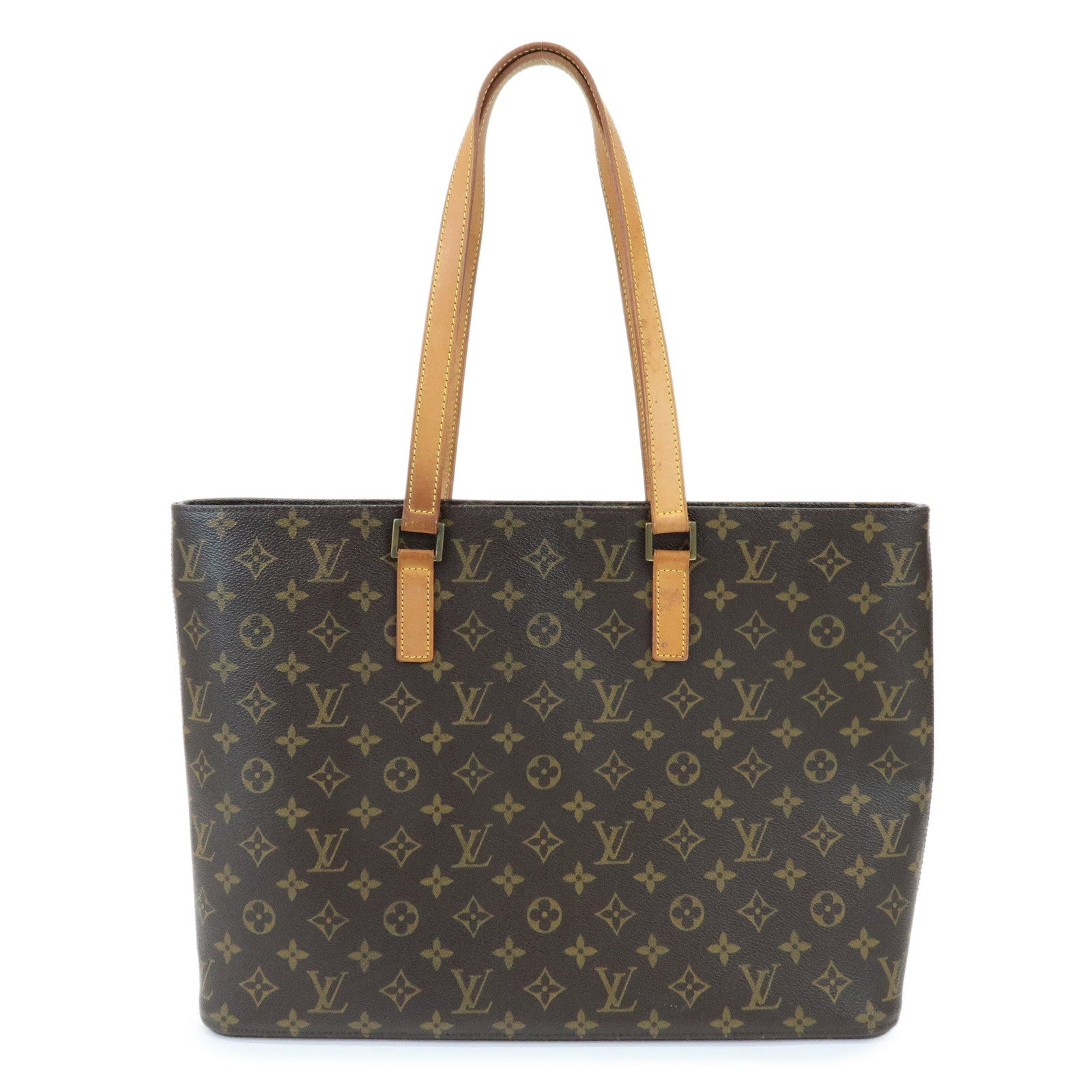Louis Vuitton Monogram Luco Tote Bag Shoulder Bag Brown M51155