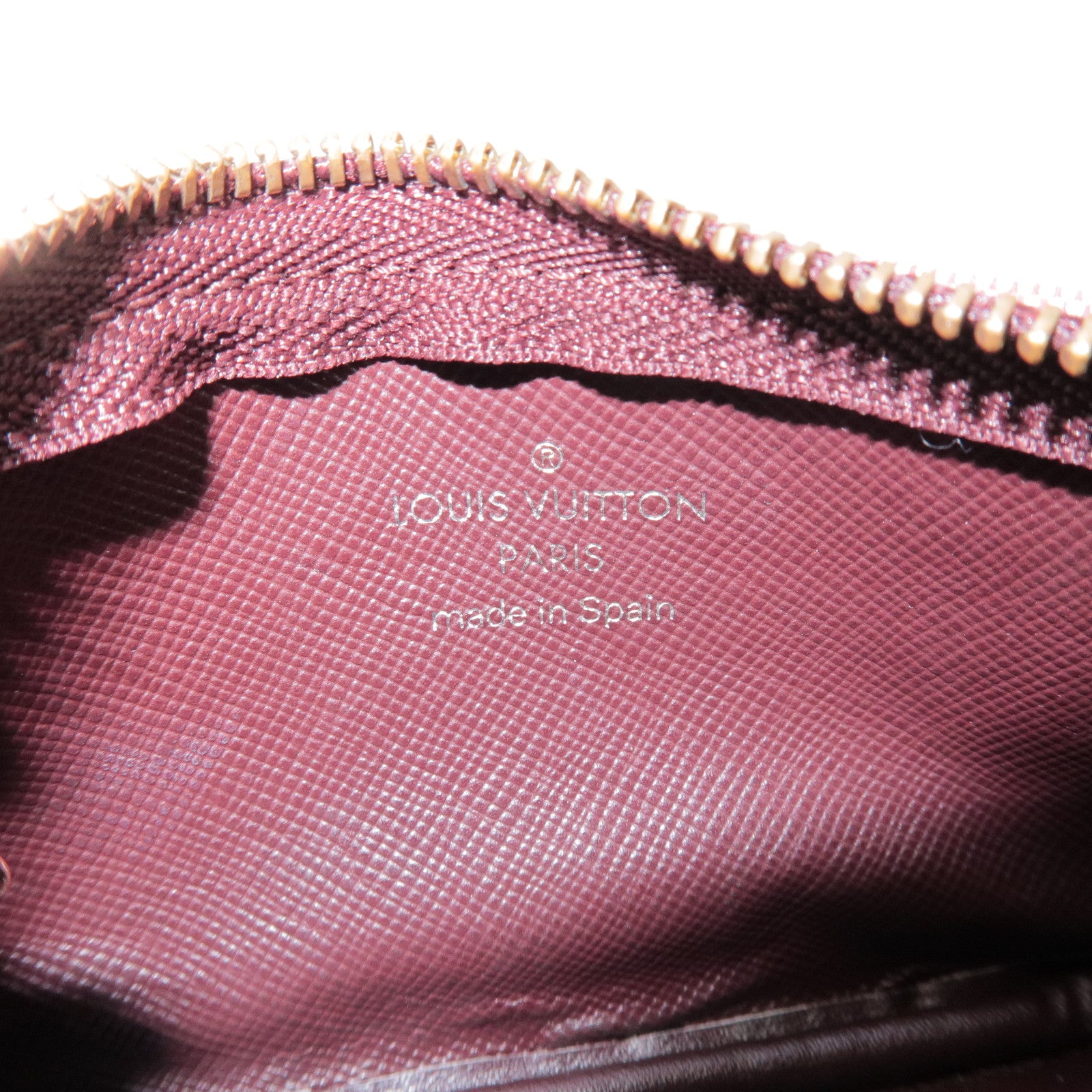 Louis Vuitton Monogram Mini Pochette Cles Coin Case Cerise M92238