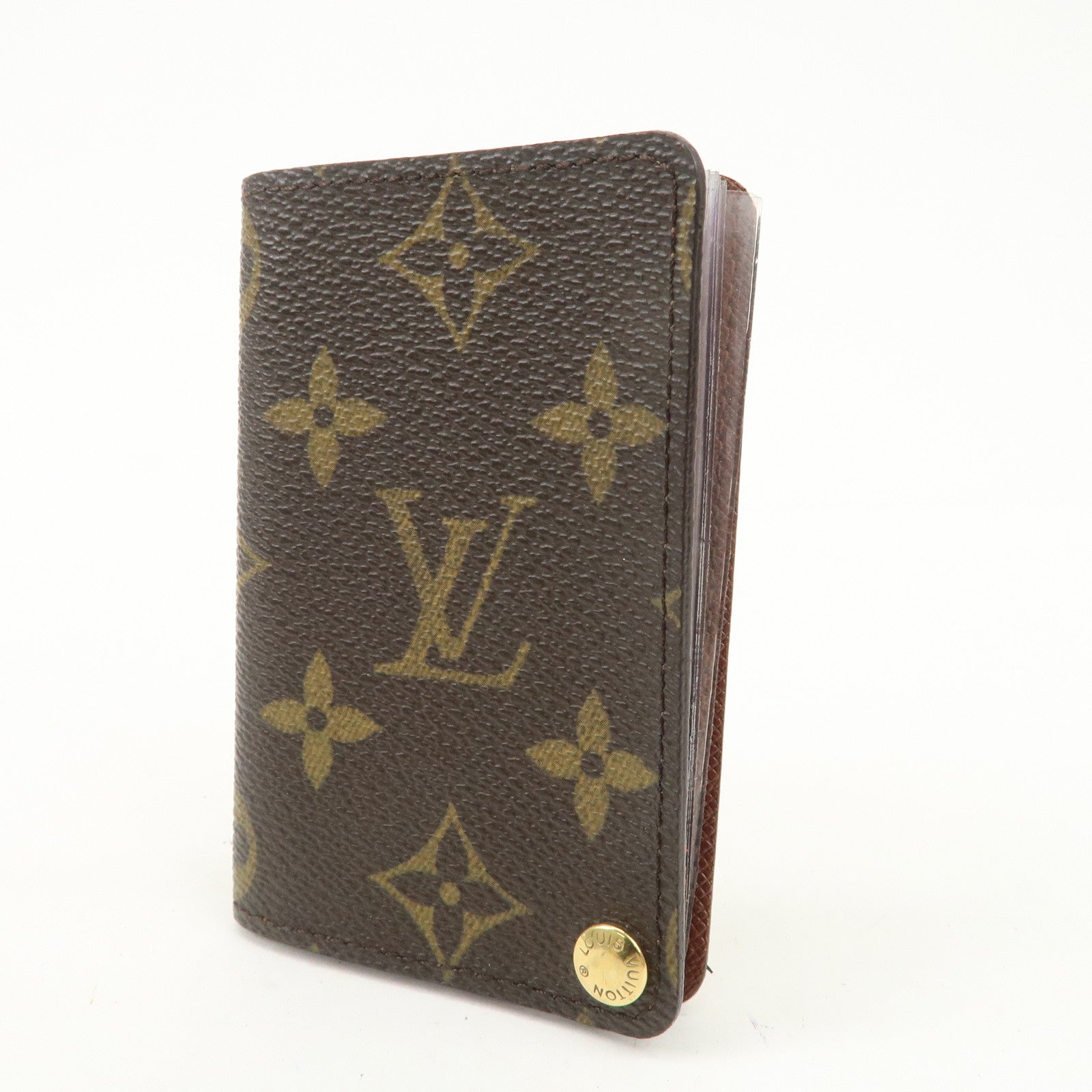 Louis Vuitton Monogram Set of 2 Porte Cartes Credit Pression M60937 Used