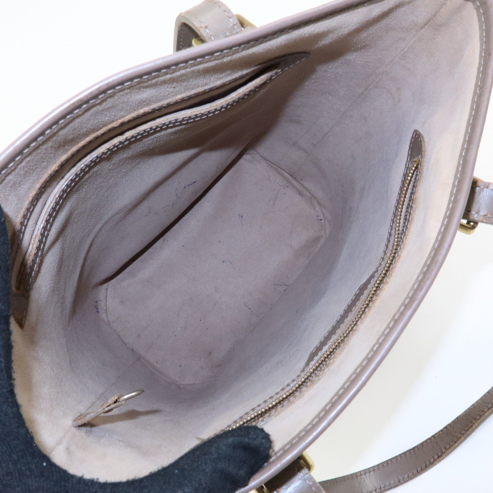 Louis Vuitton Epi Leather Bucket GM Tote Bag Shoulder Bag Gris