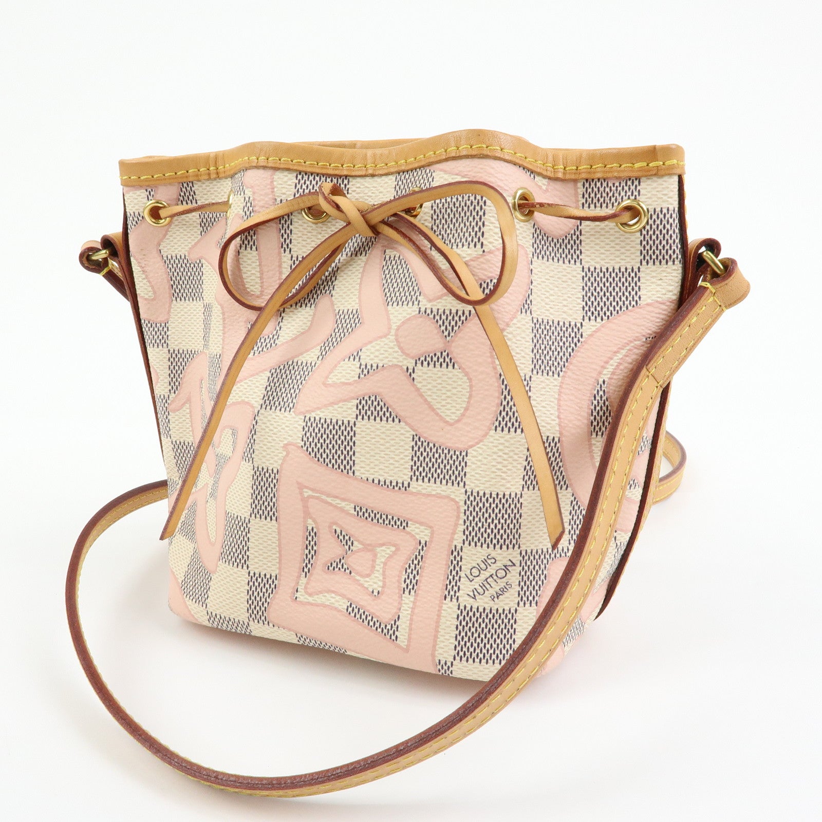 Louis Vuitton Damier Azur Tahiti Nano Noe Shoulder Bag N60052