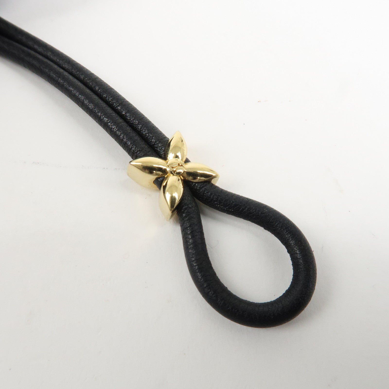 Louis Vuitton Monogram Keep a Secret Bracelet Black M6678E Used