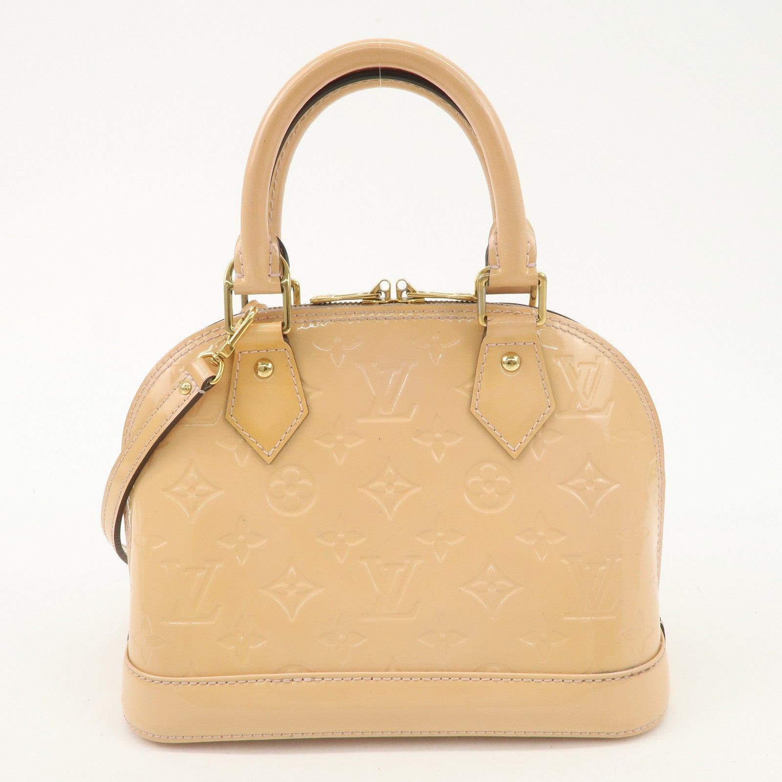 Louis Vuitton Monogram Vernis Alma BB 2Way Hand Shoulder Bag M90064