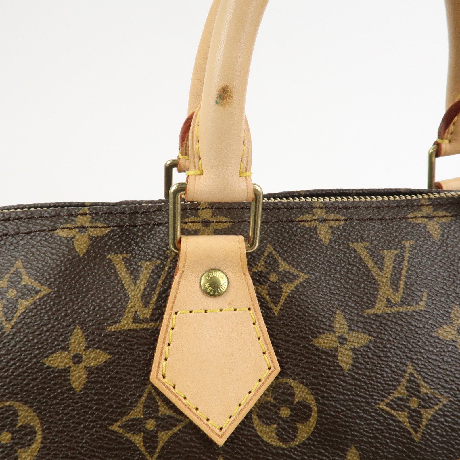Louis Vuitton Monogram Speedy 40 Hand Bag Boston Bag Brown M41522