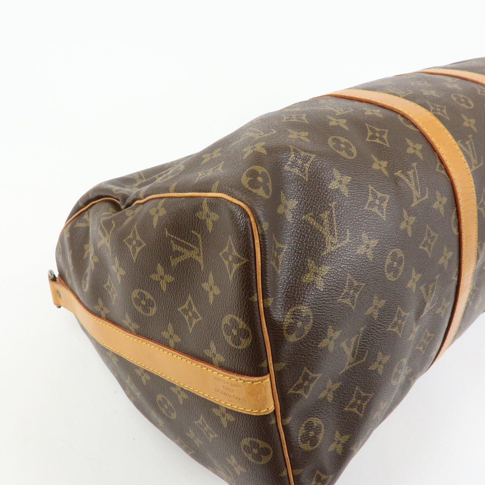 Louis Vuitton Monogram Keep All Bandouliere 50 Boston Bag M41416