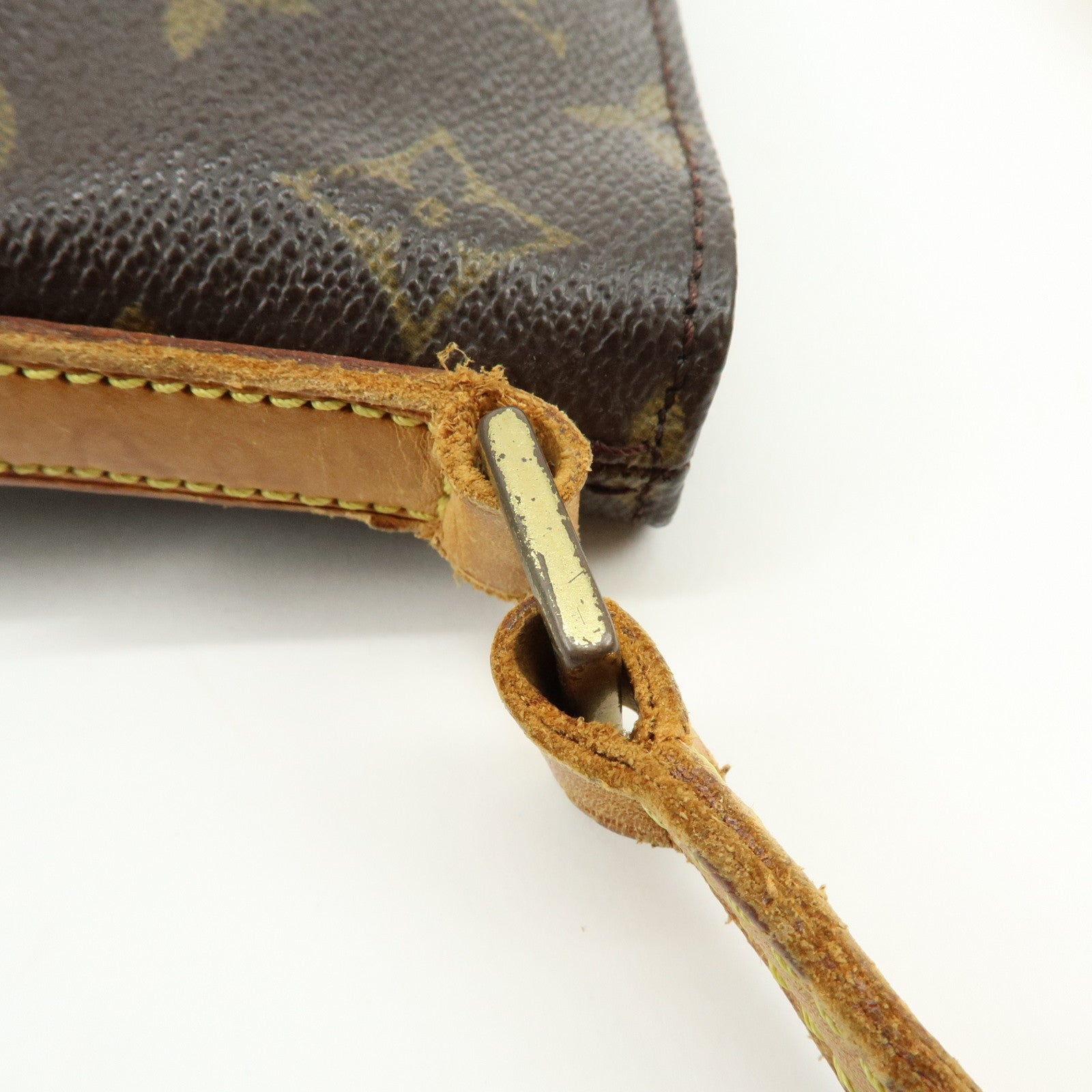 Louis Vuitton Monogram Trotteur Canvas Shoulder Bag Brown M51240