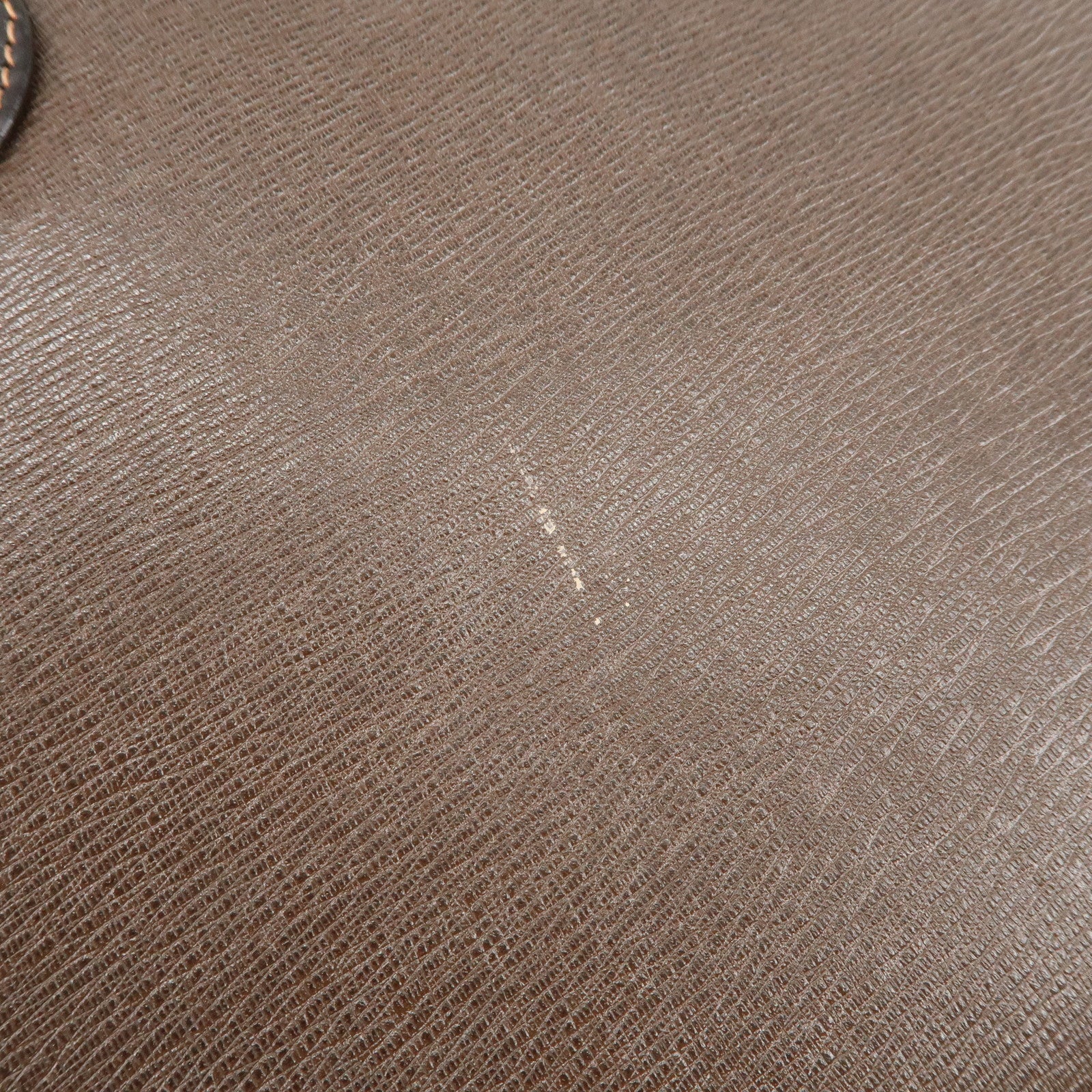 BURBERRY Leather Hand Bag Tote Bag Brown Gold