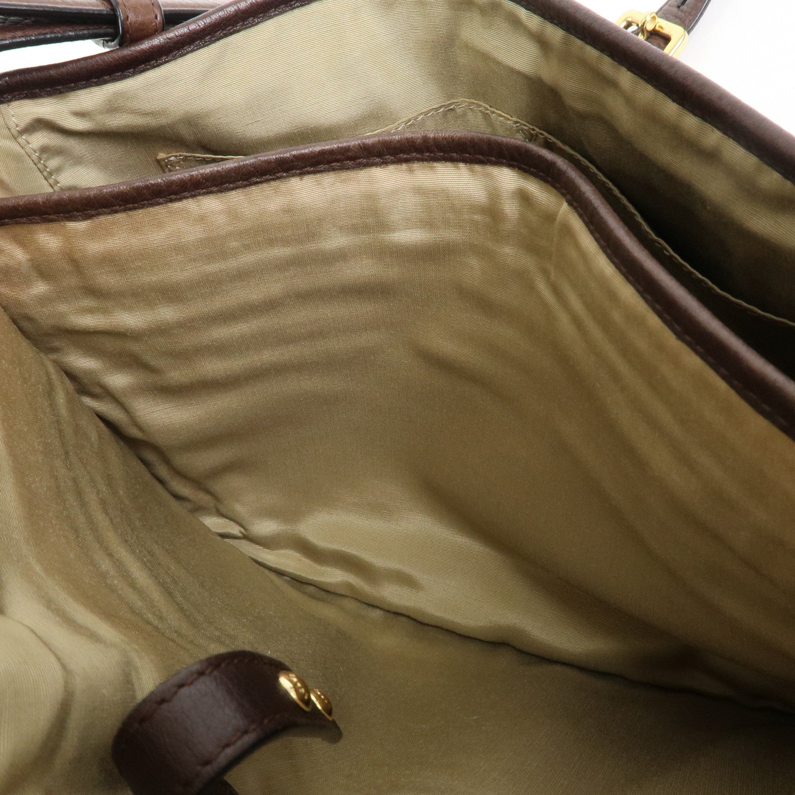 LOEWE Heritage Leather Shoulder Bag Cross Body Bag Brown