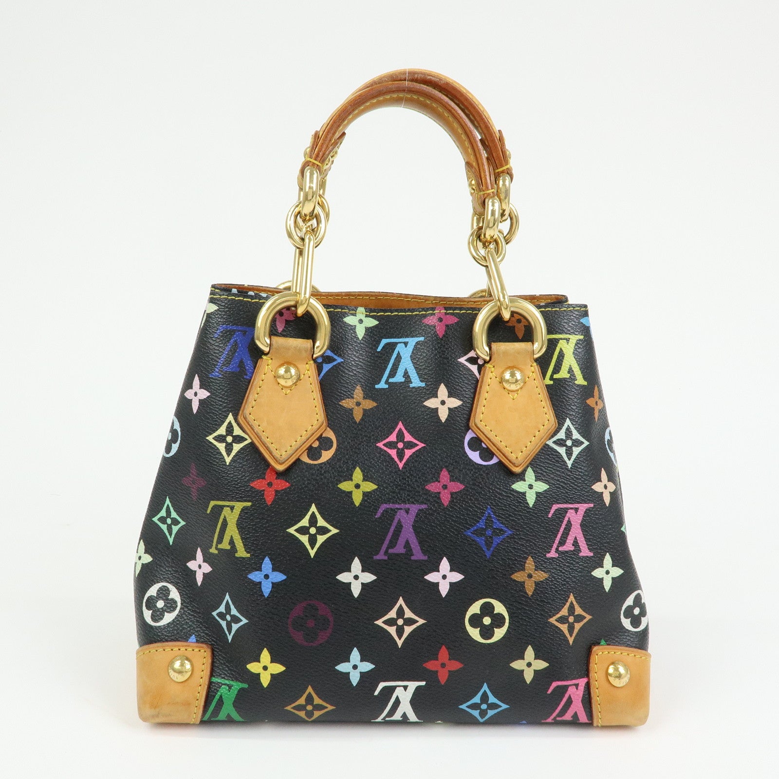 Louis Vuitton Monogram Multicolor Audra Hand Bag Noir Black M40048