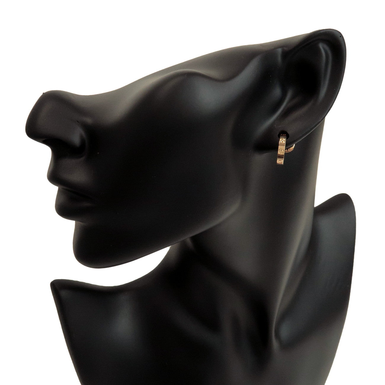 Cartier Mini Love Earrings K18 750PG Rose Gold