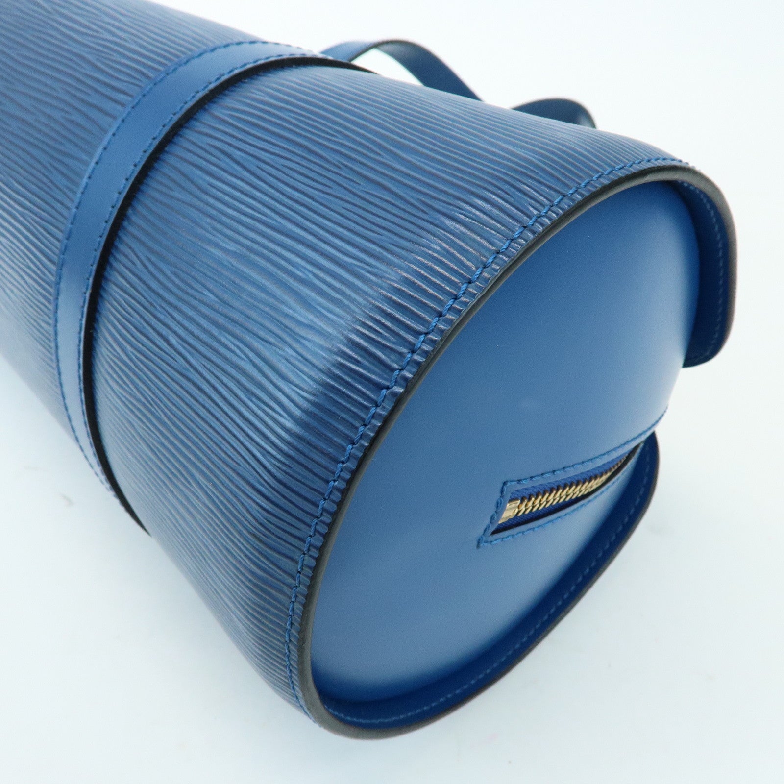 Louis Vuitton Epi Soufflot Shoulder Bag & Pouch Toledo Blue M52225　
