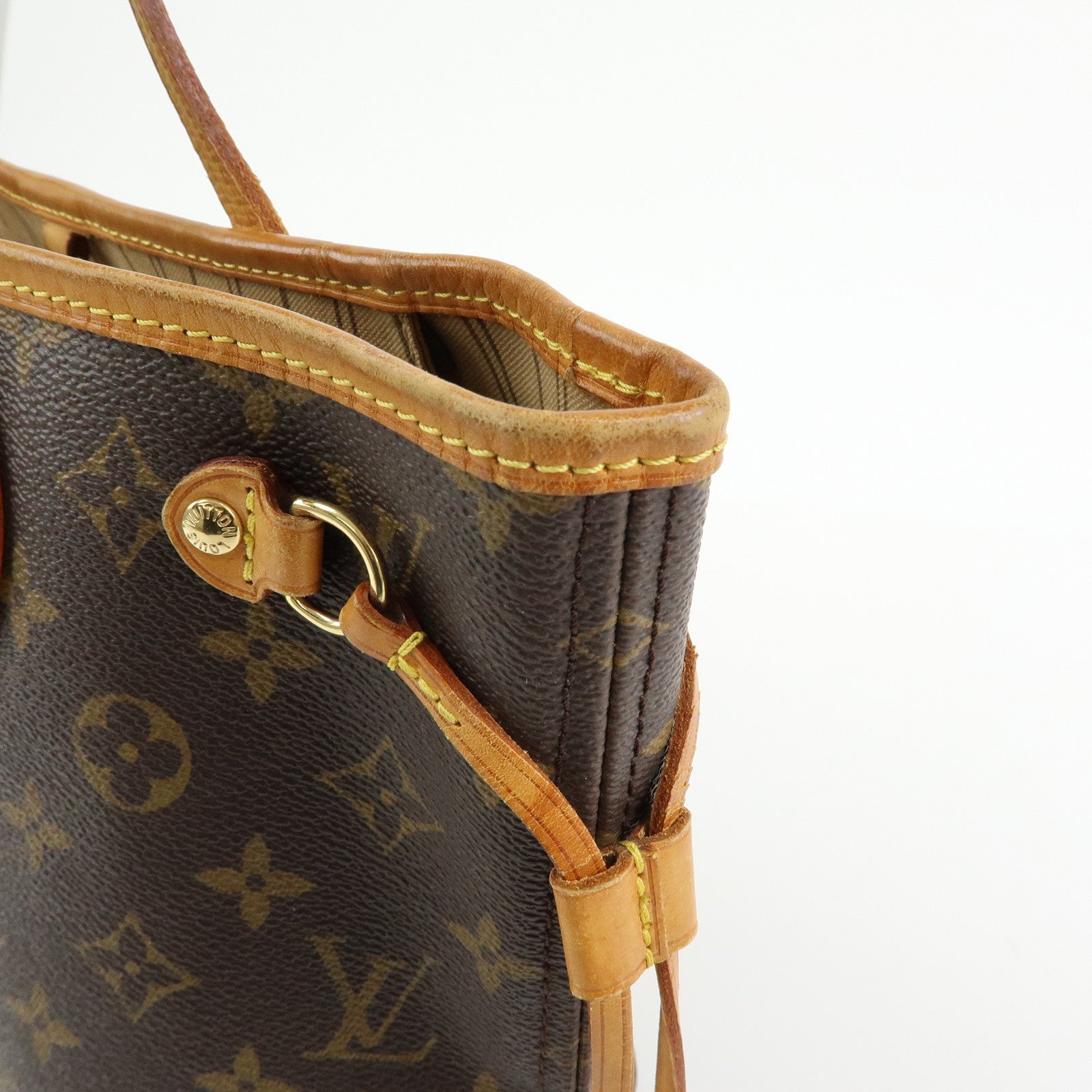 Louis Vuitton Monogram Neverfull PM Tote Bag Hand Bag M40155