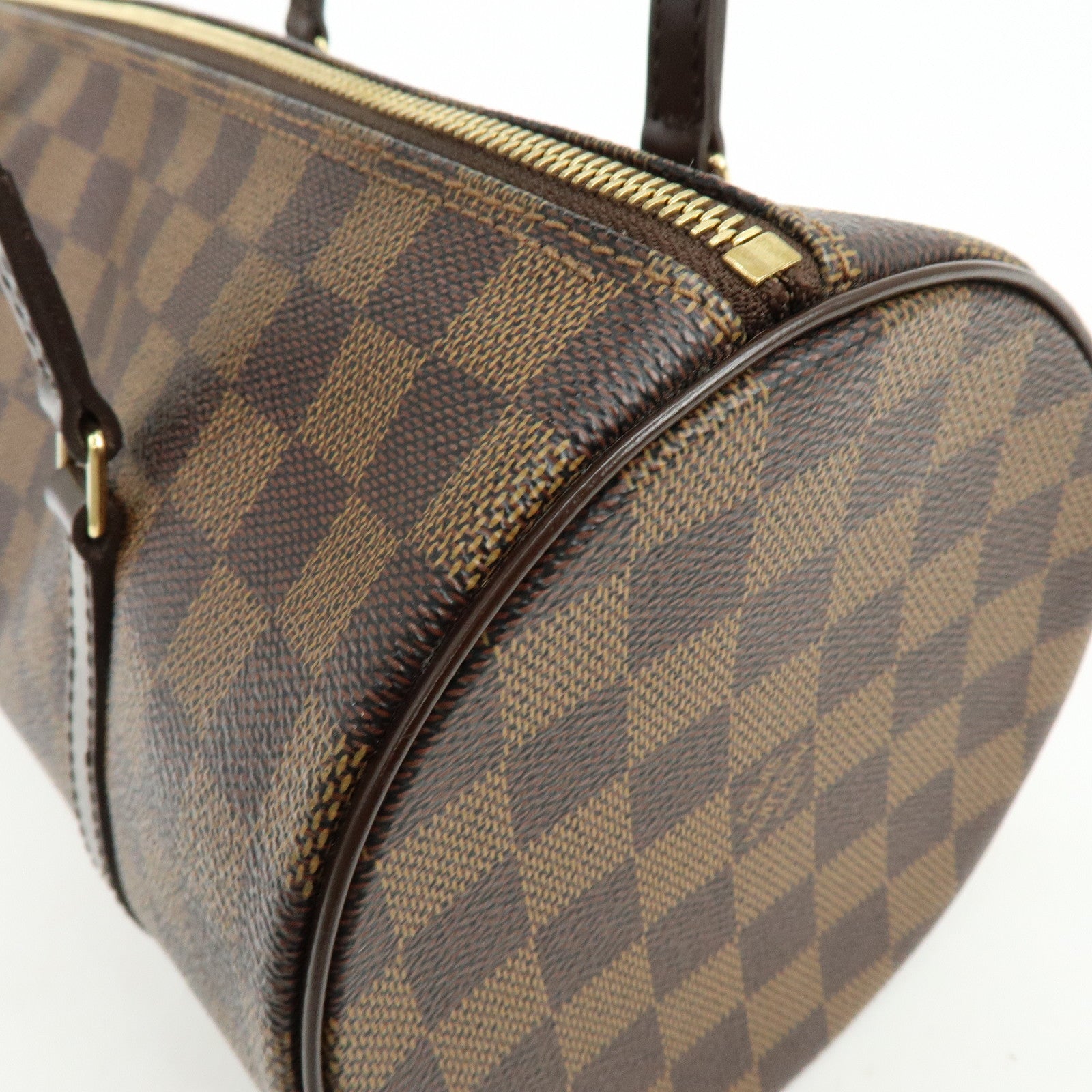 Louis Vuitton Damier Ebene Papillon 30 Hand Bag Brown N51303