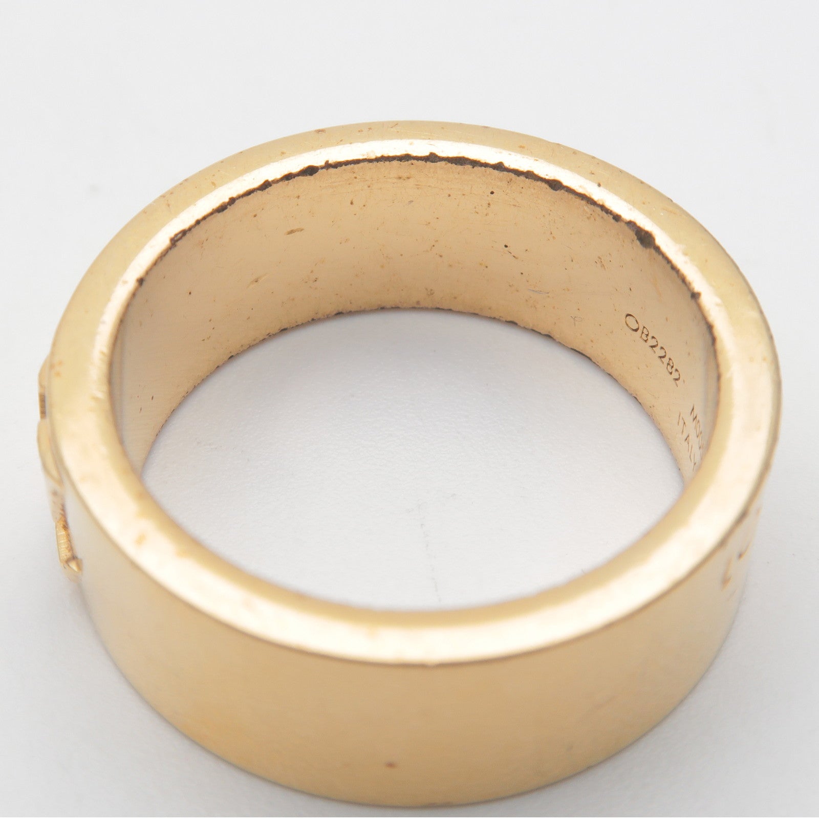 Louis Vuitton Bague LV Instinct Ring Metal M Gold M00513