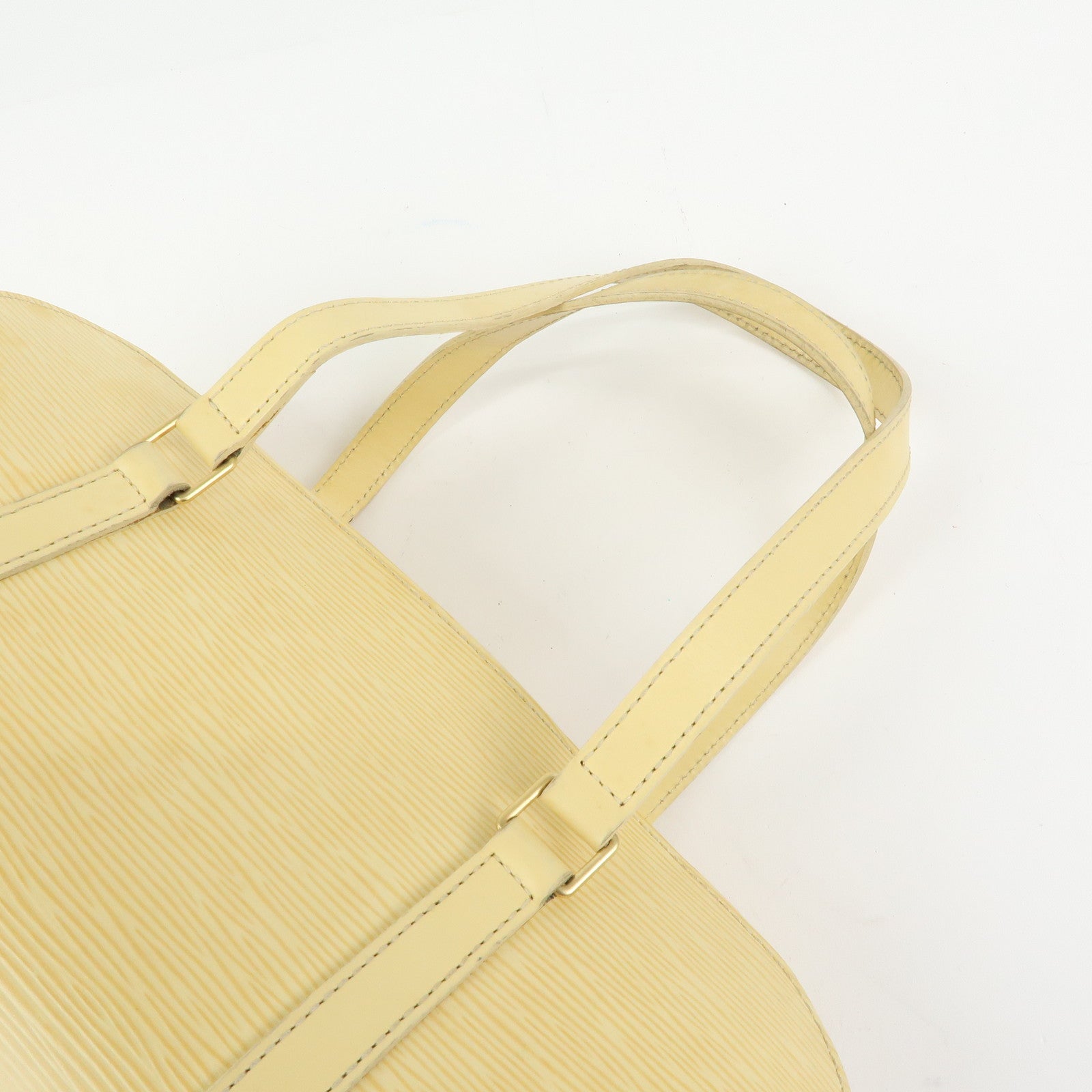 Louis Vuitton Epi Leather Soufflot Hand Bag Vanilla M5222A