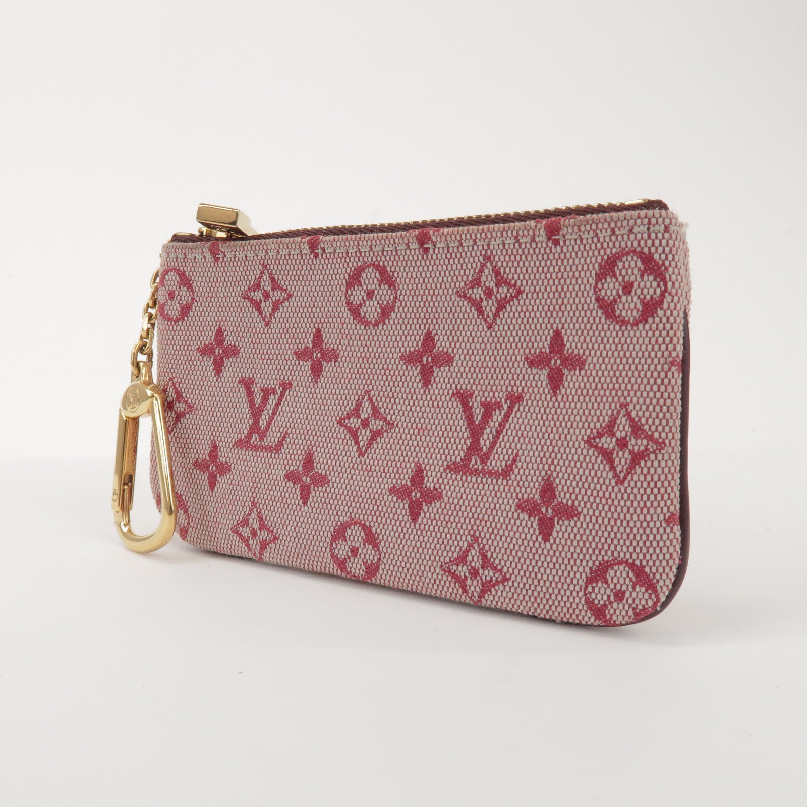 Louis Vuitton Monogram Mini Pochette Cles Coin Case Cerise M92238