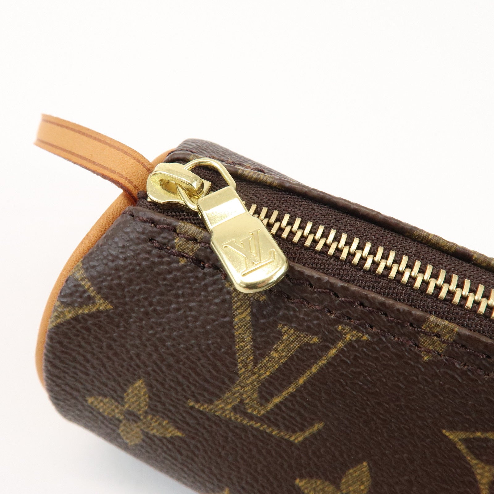 Louis Vuitton Monogram Mini Pouch for Papillon Bag Brown