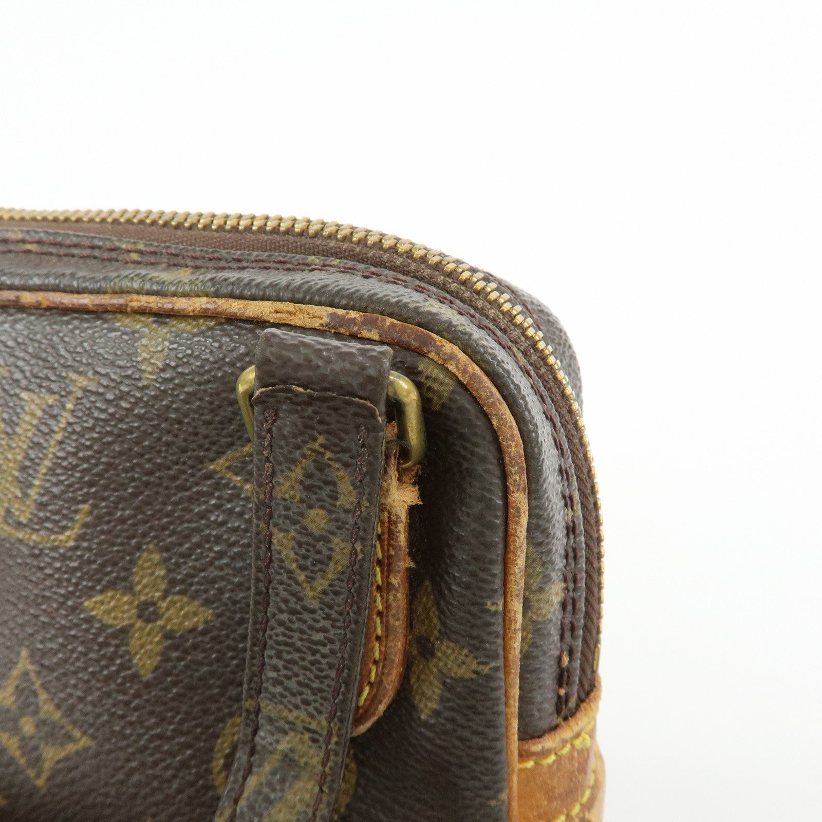 Louis Vuitton Monogram Pochette Marly Bandouliere Bag Brown M51828