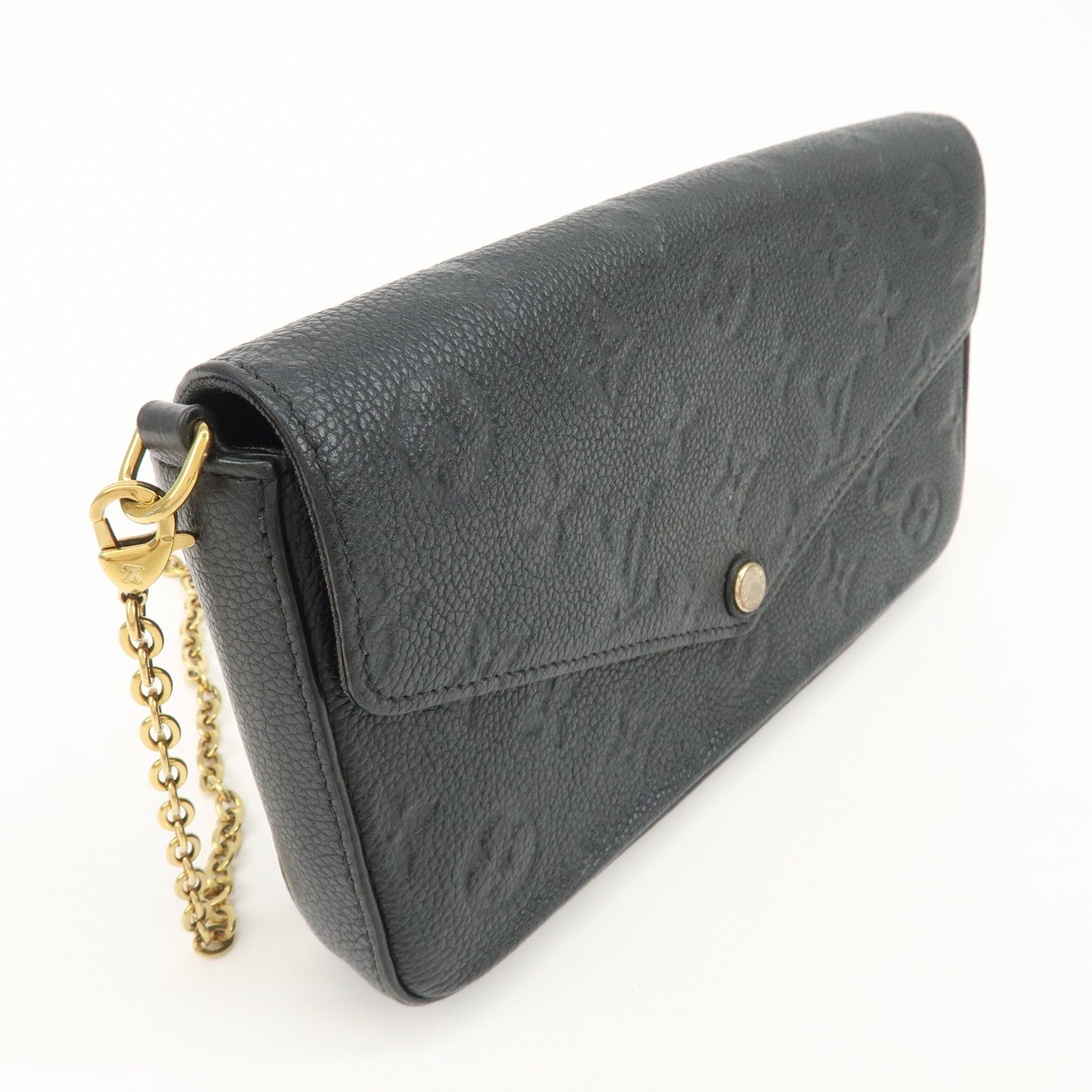 Louis Vuitton Monogram Empreinte Pochette Felicie Noir M82477