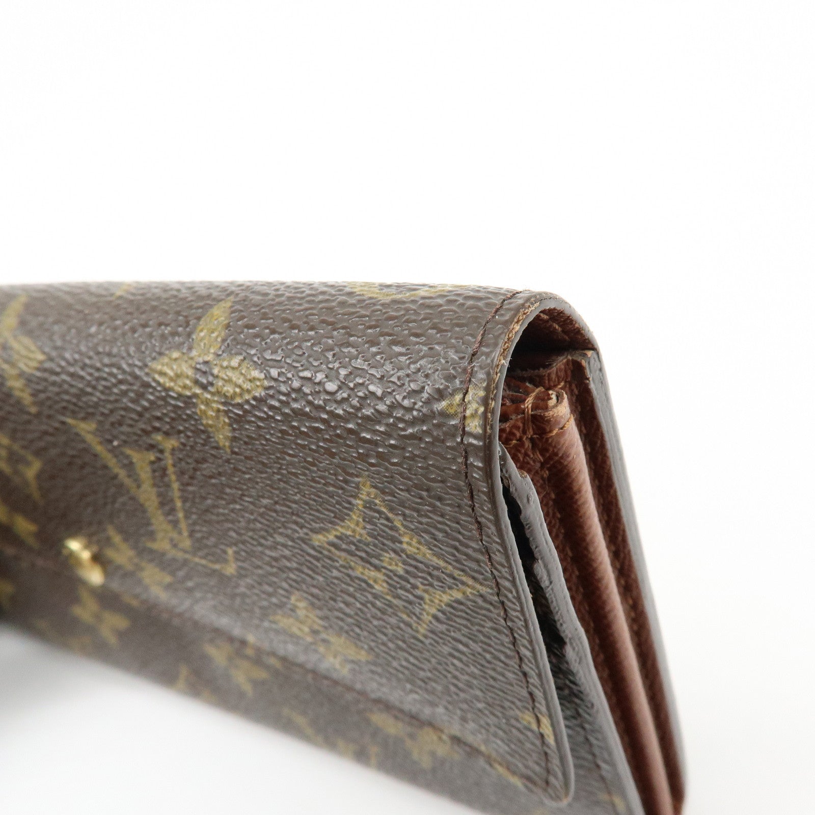 Louis Vuitton Monogram Portefeuille Sarah Long Wallet Brown M61734