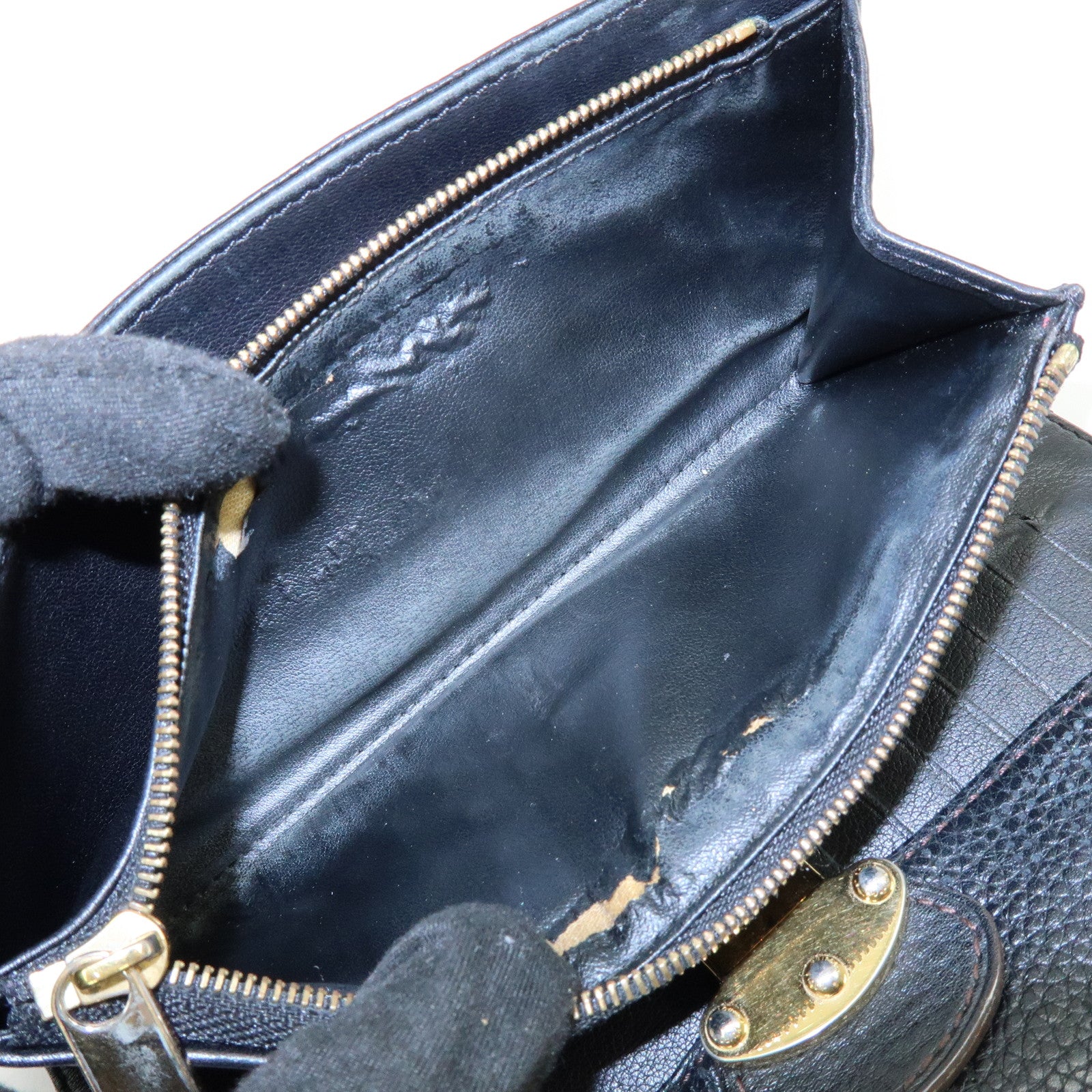 Louis Vuitton Monogram Mahina Portefeuille Amelia Wallet M95549