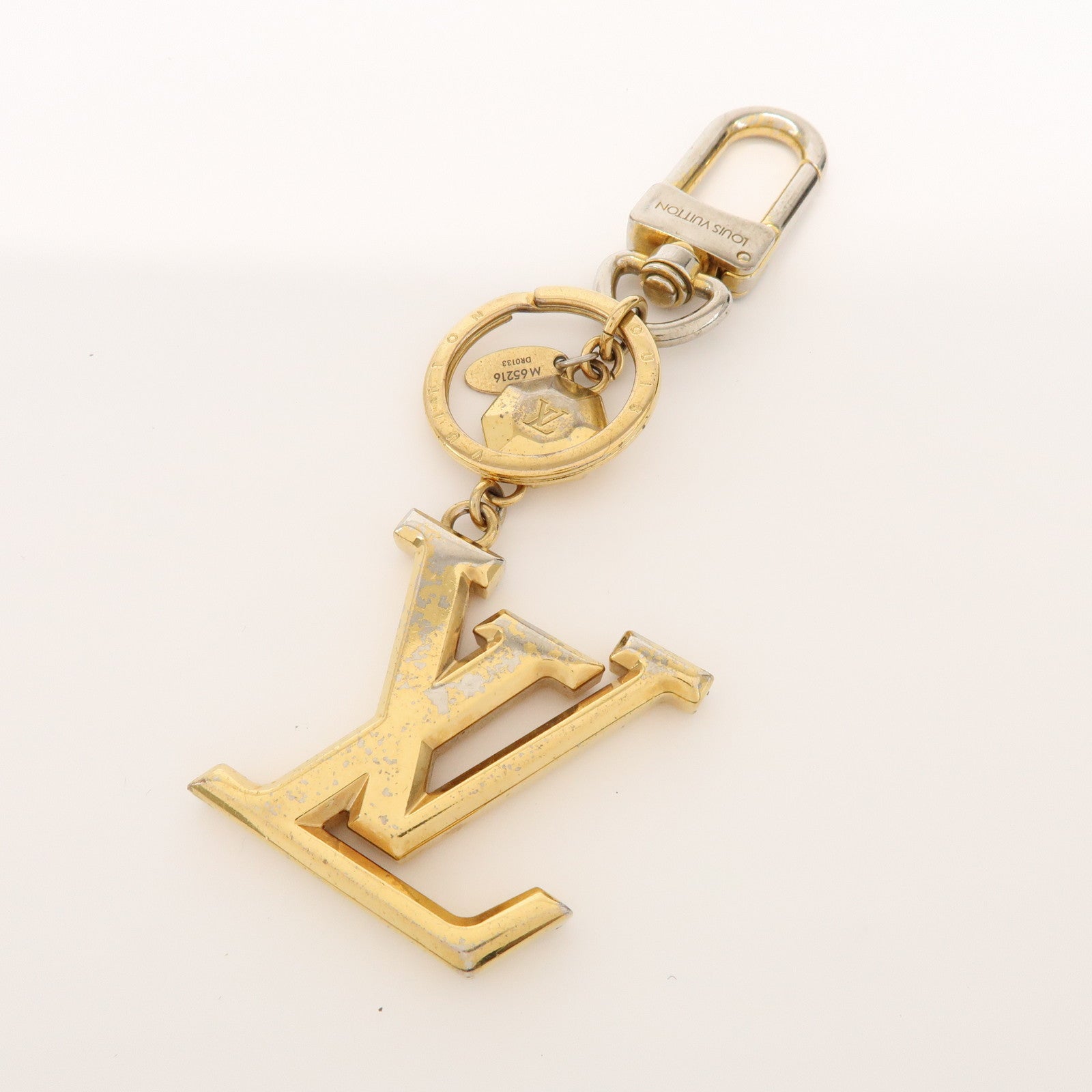 Louis Vuitton Facettes Porte Cles Bag Charm Key Chain Gold M65216