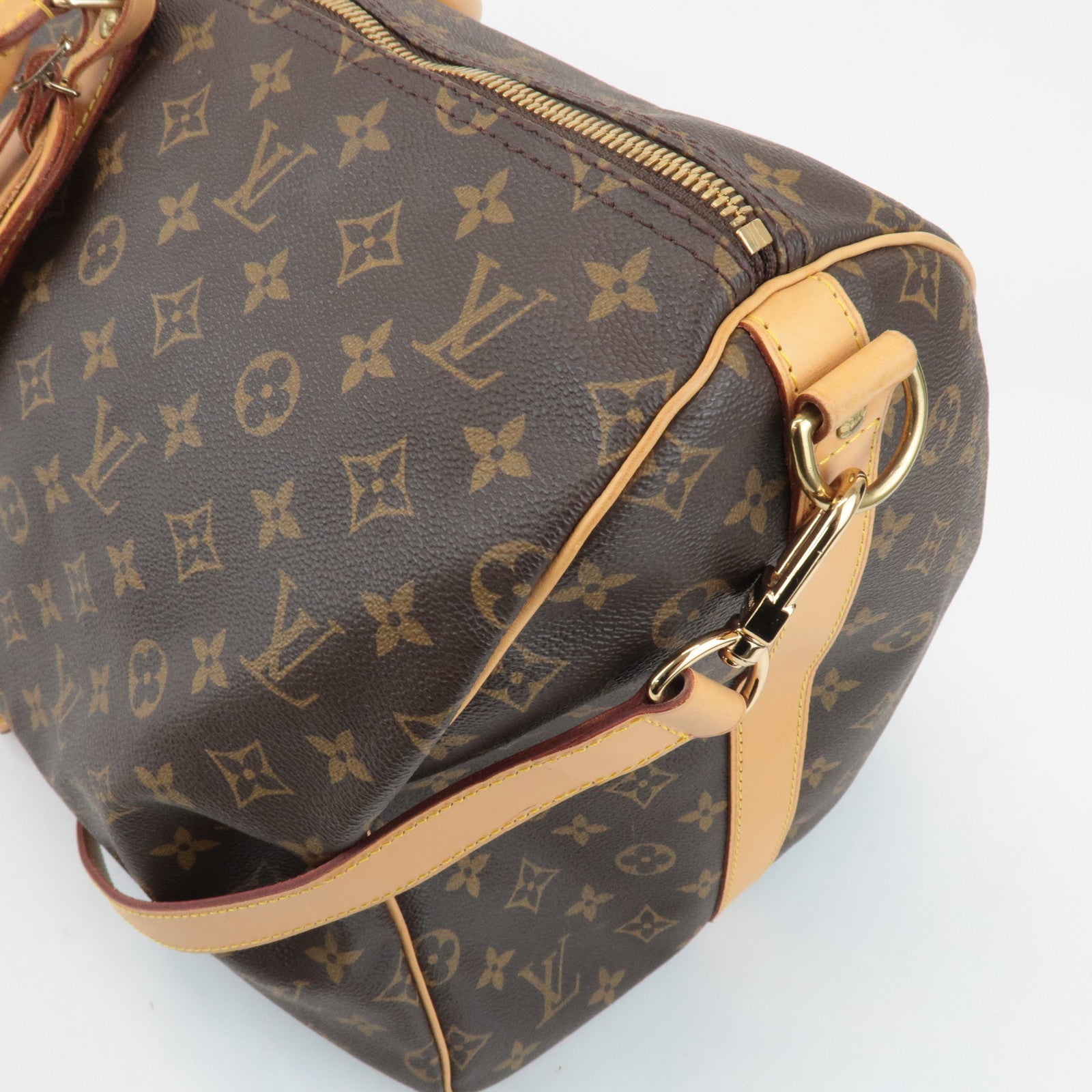 Louis Vuitton Monogram Keep All Bandouliere 55 Boston Bag M41414 Used