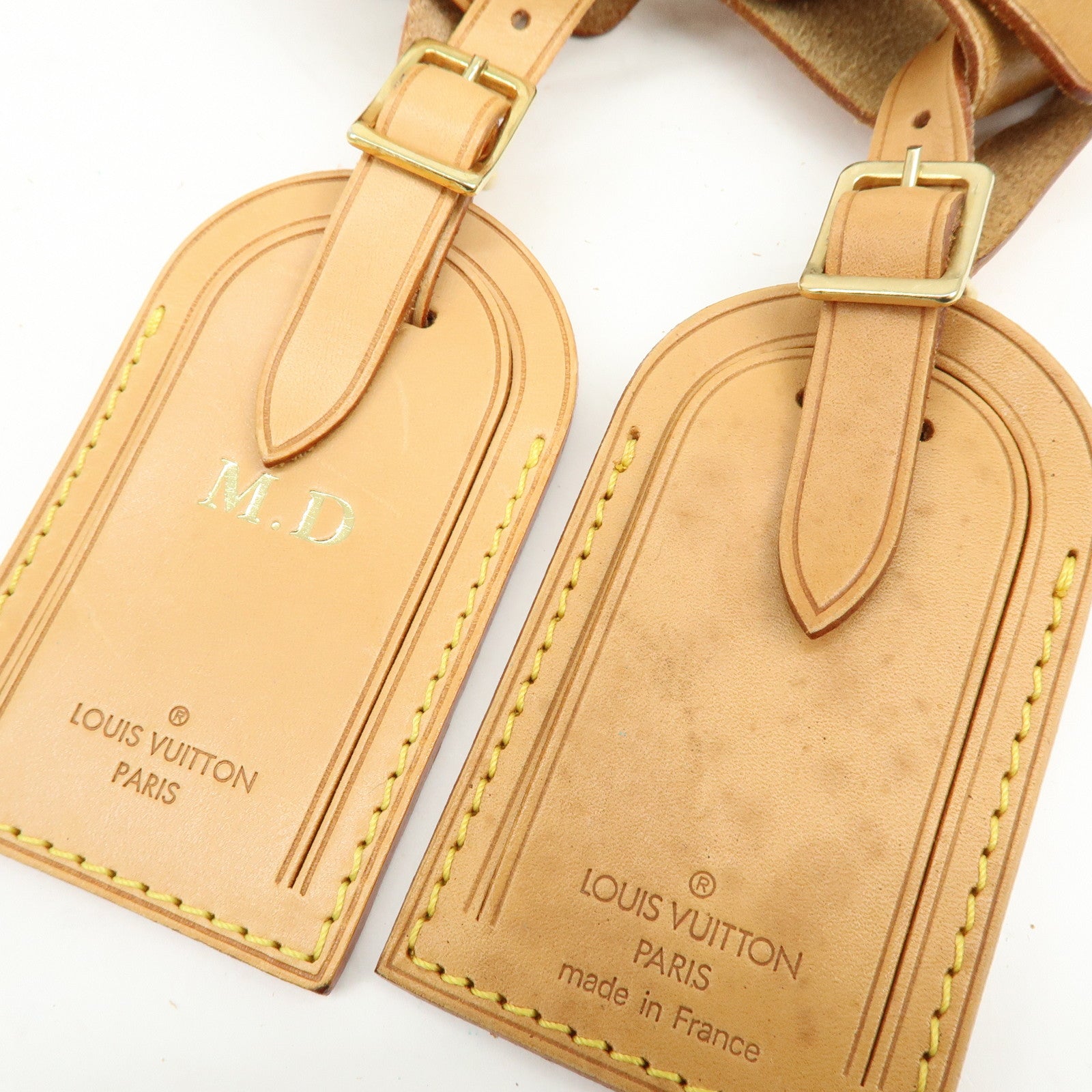 Louis Vuitton Set of 10 Leather Name Tag & Poignet