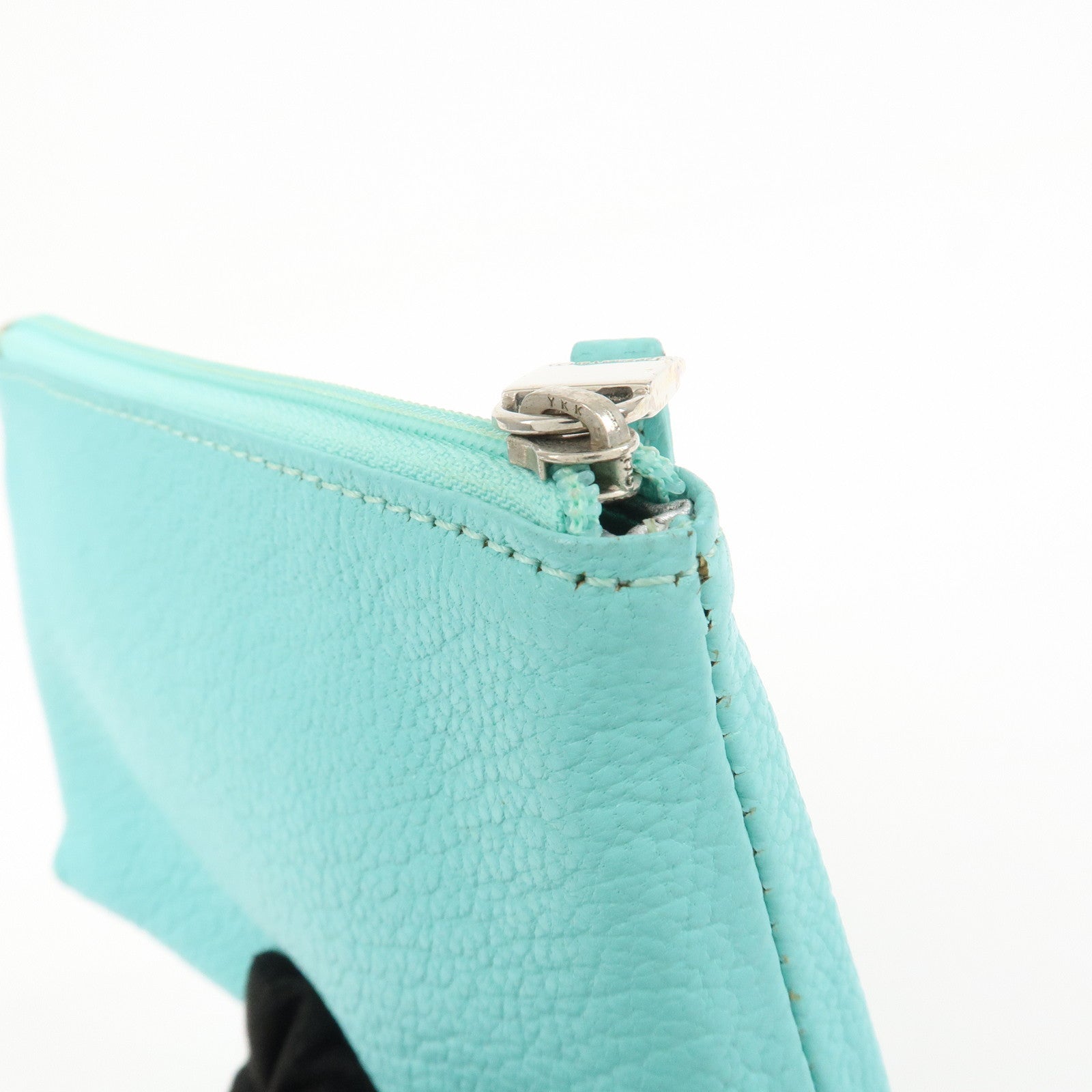 Tiffany & Co. Leather Small Pouch Accessories Pouch Tiffany Blue