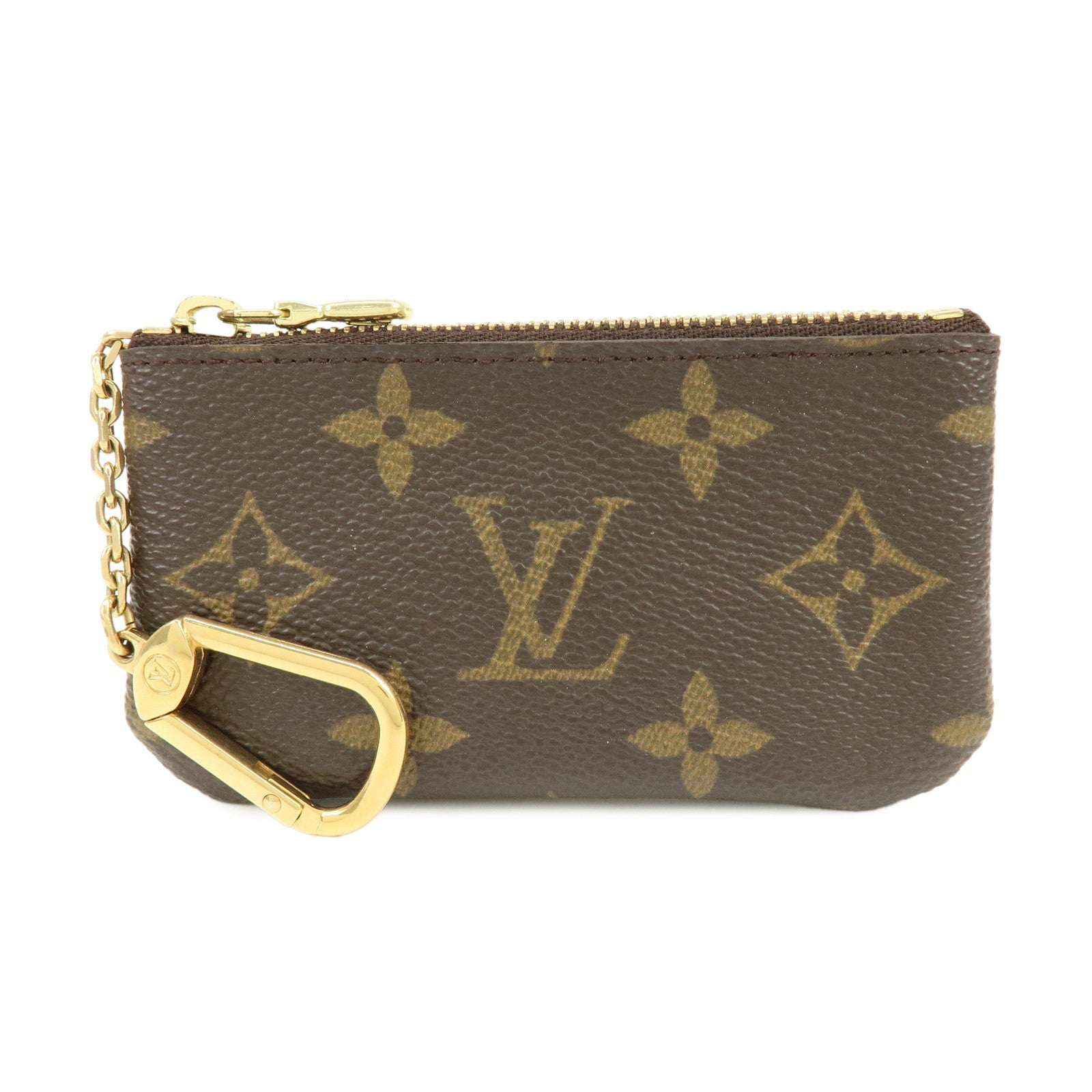Louis Vuitton Monogram Pochette Cles Coin Case Key Case M62650