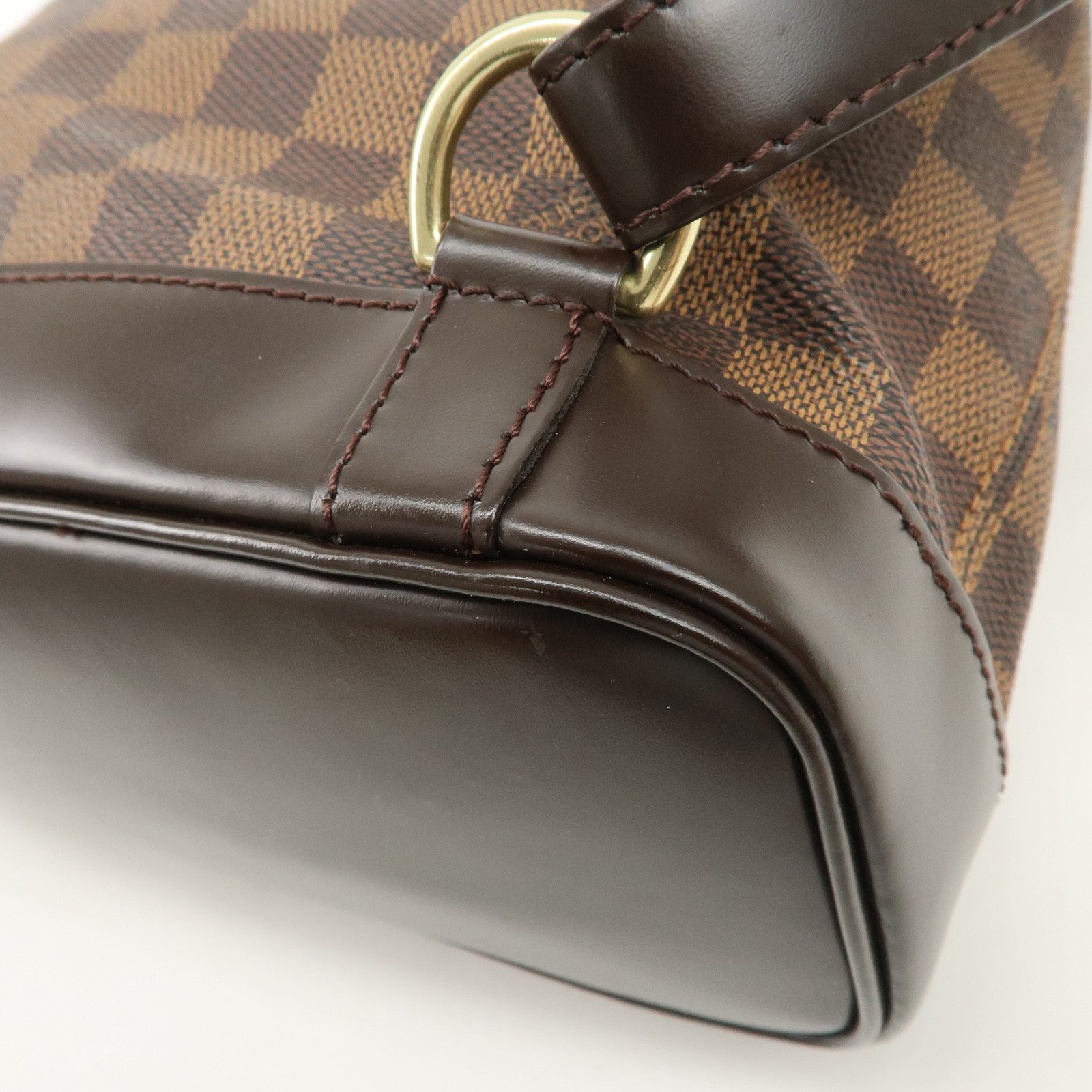 Louis Vuitton Damier Canvas Soho Backpack Ruck Sac Brown N51132