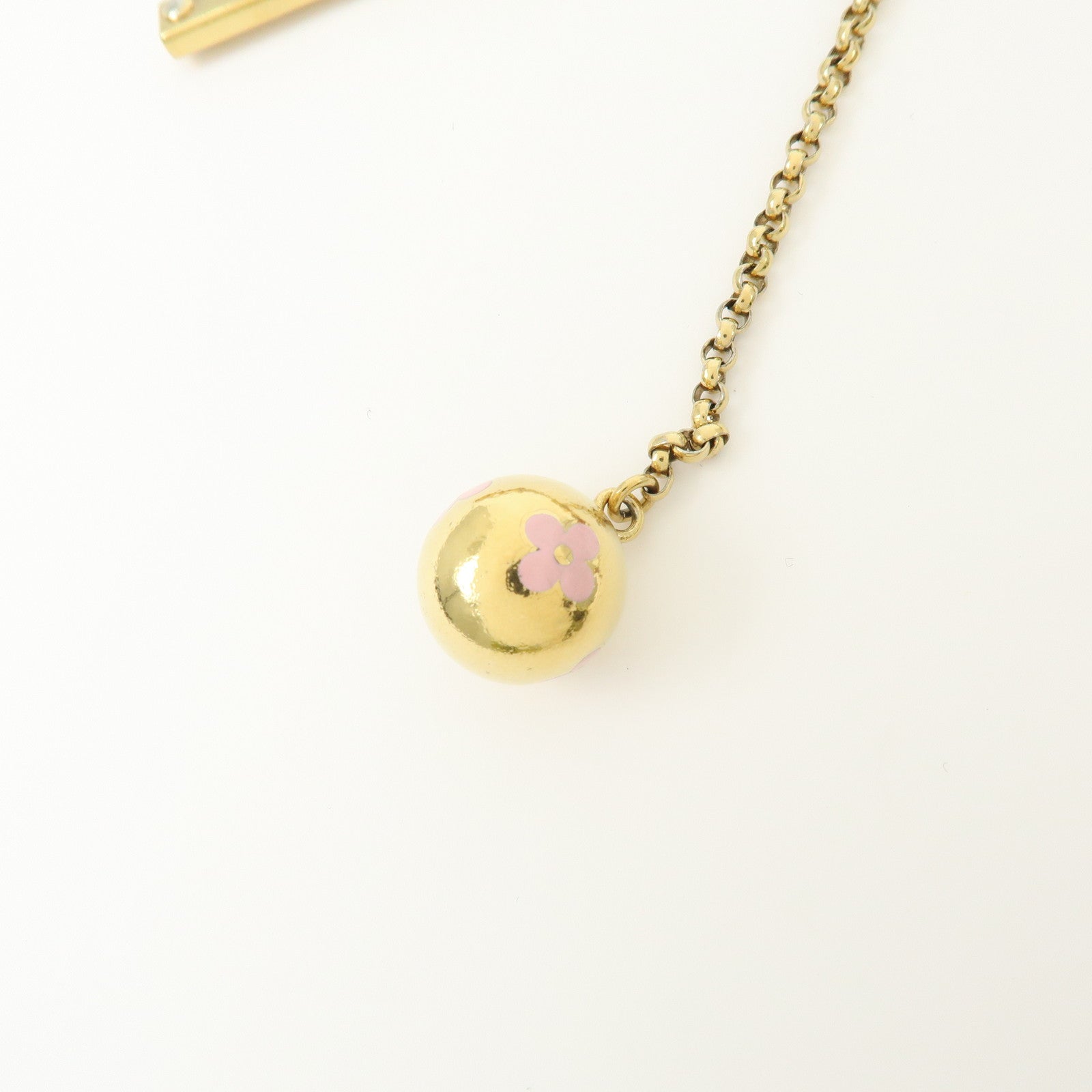 Louis Vuitton Porte Cles Grelots Bag Charm Metal Gold M62227