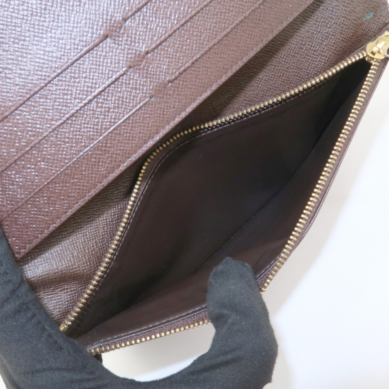 Louis Vuitton Damier Portefeuille Insolite Zippy Long Wallet N63071