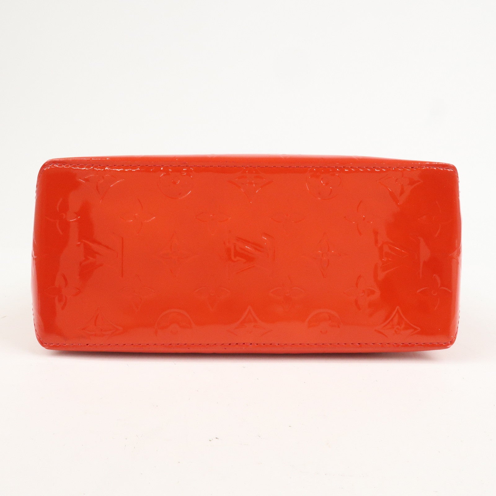 Louis Vuitton Monogram Vernis Leather Lead PM Hand Bag Rouge M91088