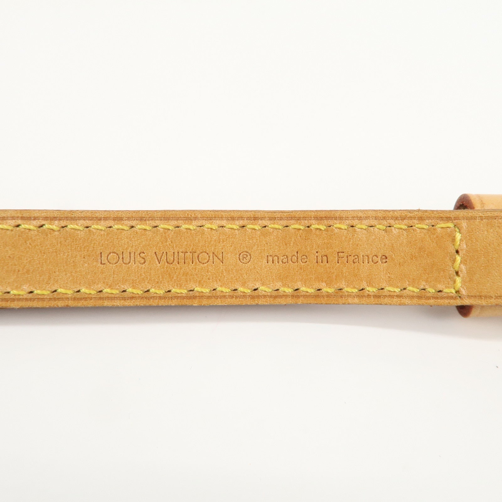 Louis Vuitton Adjustable Leather Shoulder Strap 120cm 1.6cm J52312