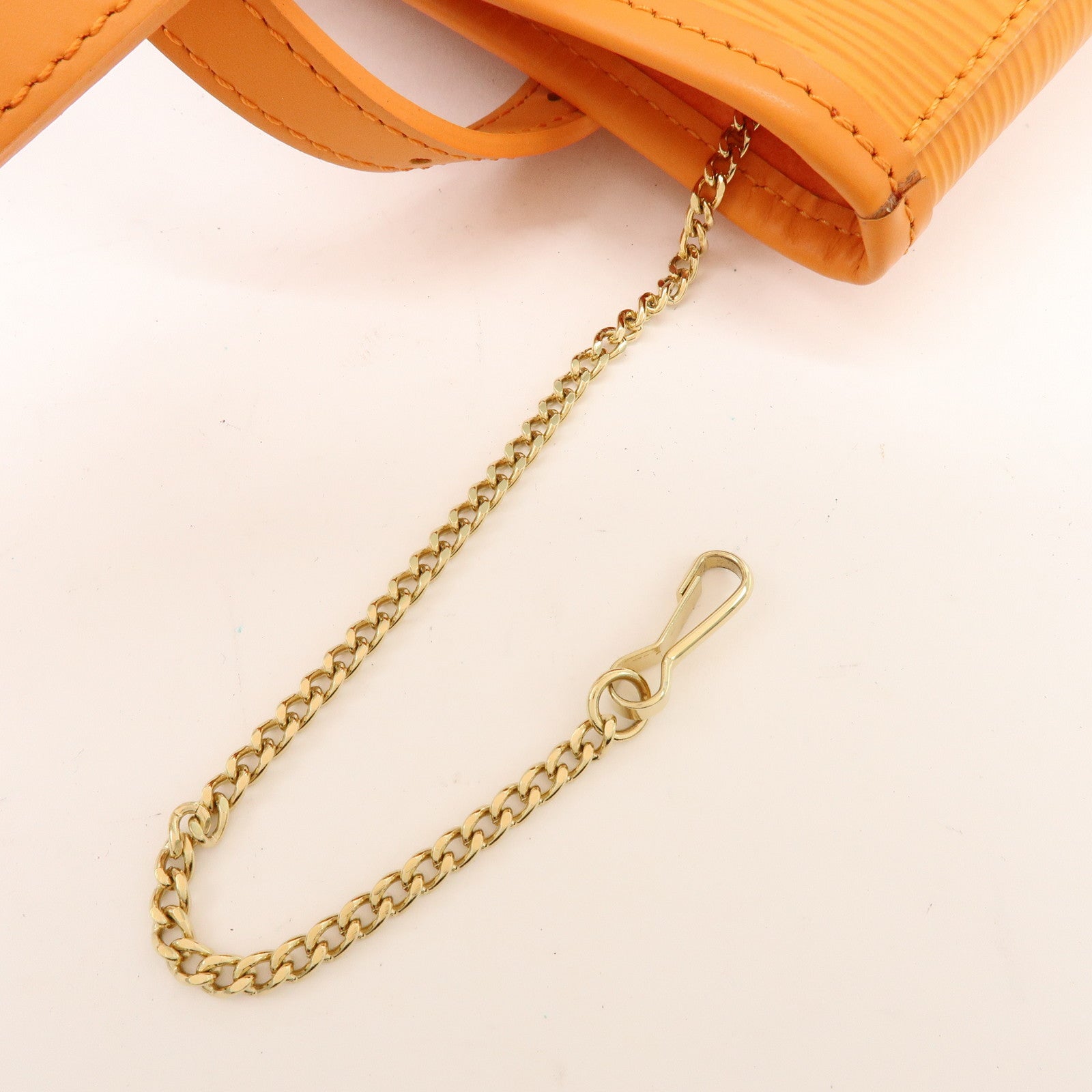 Louis Vuitton Epi Bucket PM Shoulder Bag Tote Bag Mandarin M5899H