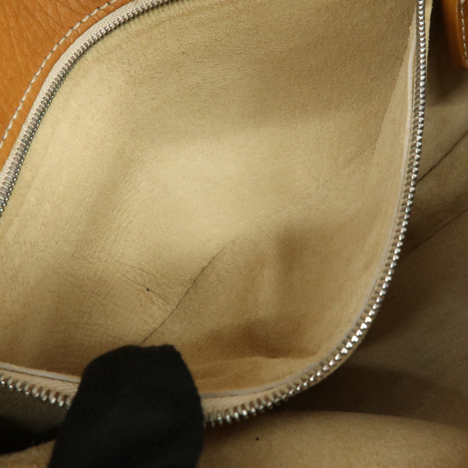 FENDI Mamma Baguette Selleria Linen Leather Shoulder Bag 8BR101