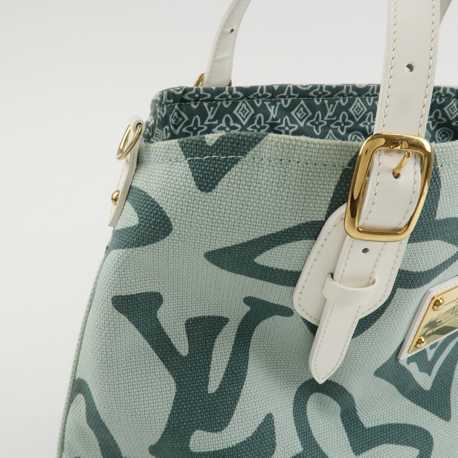 Louis Vuitton Cruise Line Tahitienne PM Shoulder Bag Green M95678 Used