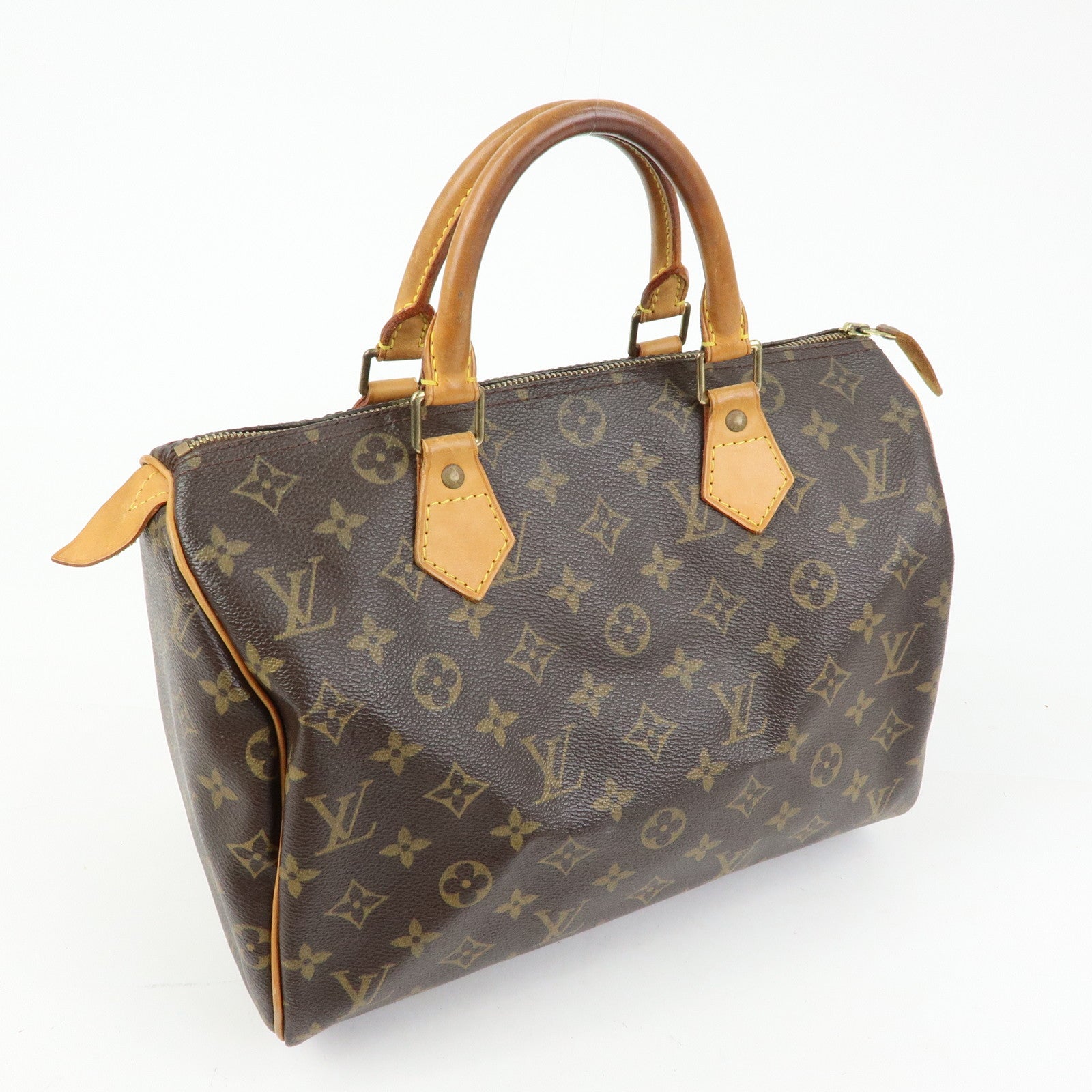 Louis Vuitton Monogram Speedy 30 Boston Bag Hand Bag Brown M41526