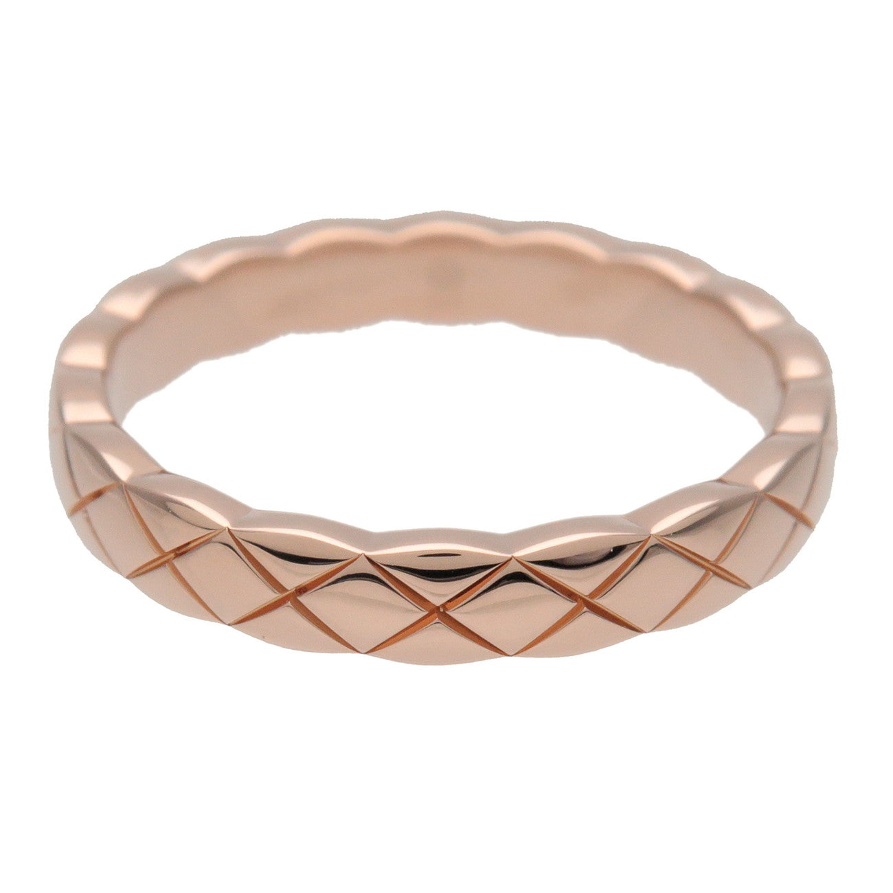 CHANEL COCO Crush Mini Ring Small K18 750PG Rose Gold # US6 J11785